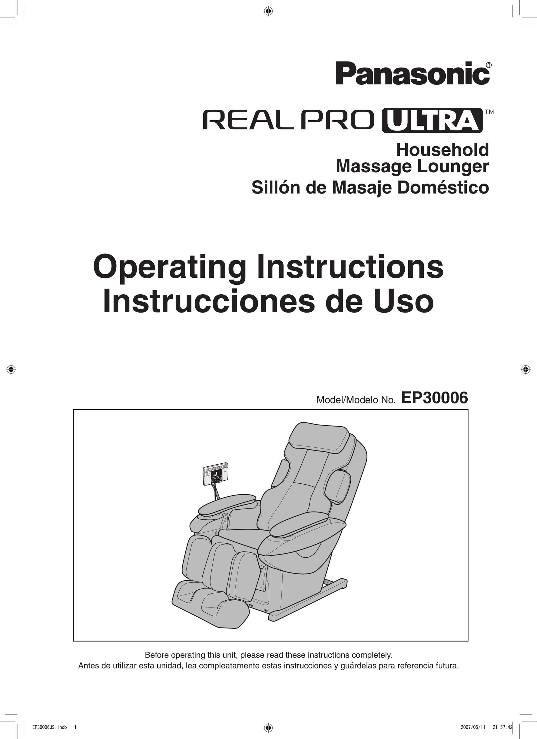 Panasonic EP30006 High Chair User Manual