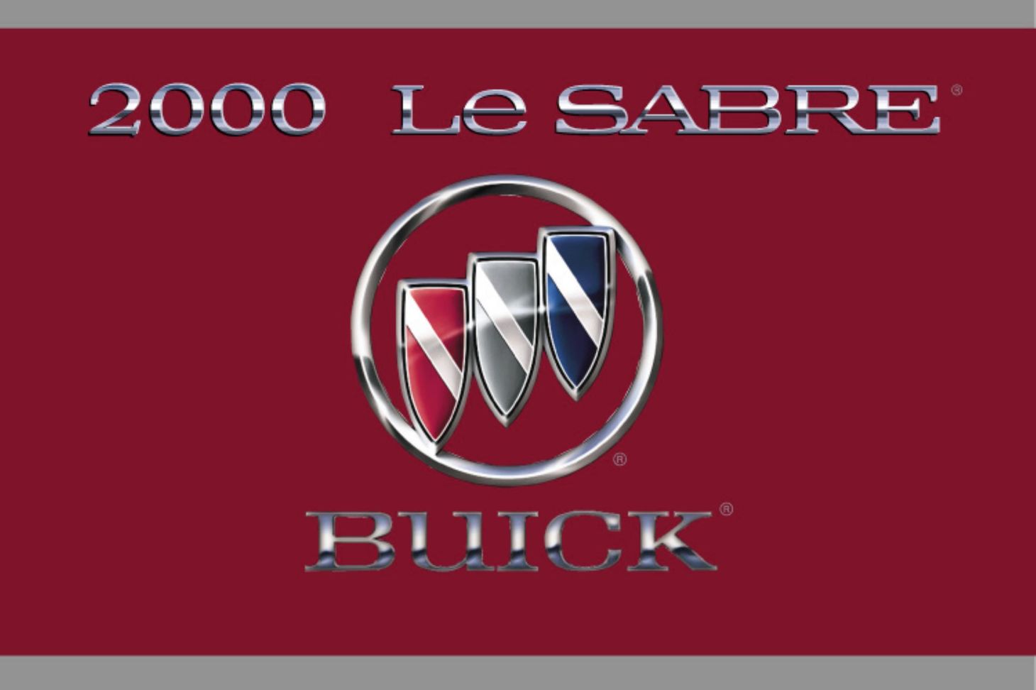 Buick 2000 Model Vehicle User Manual