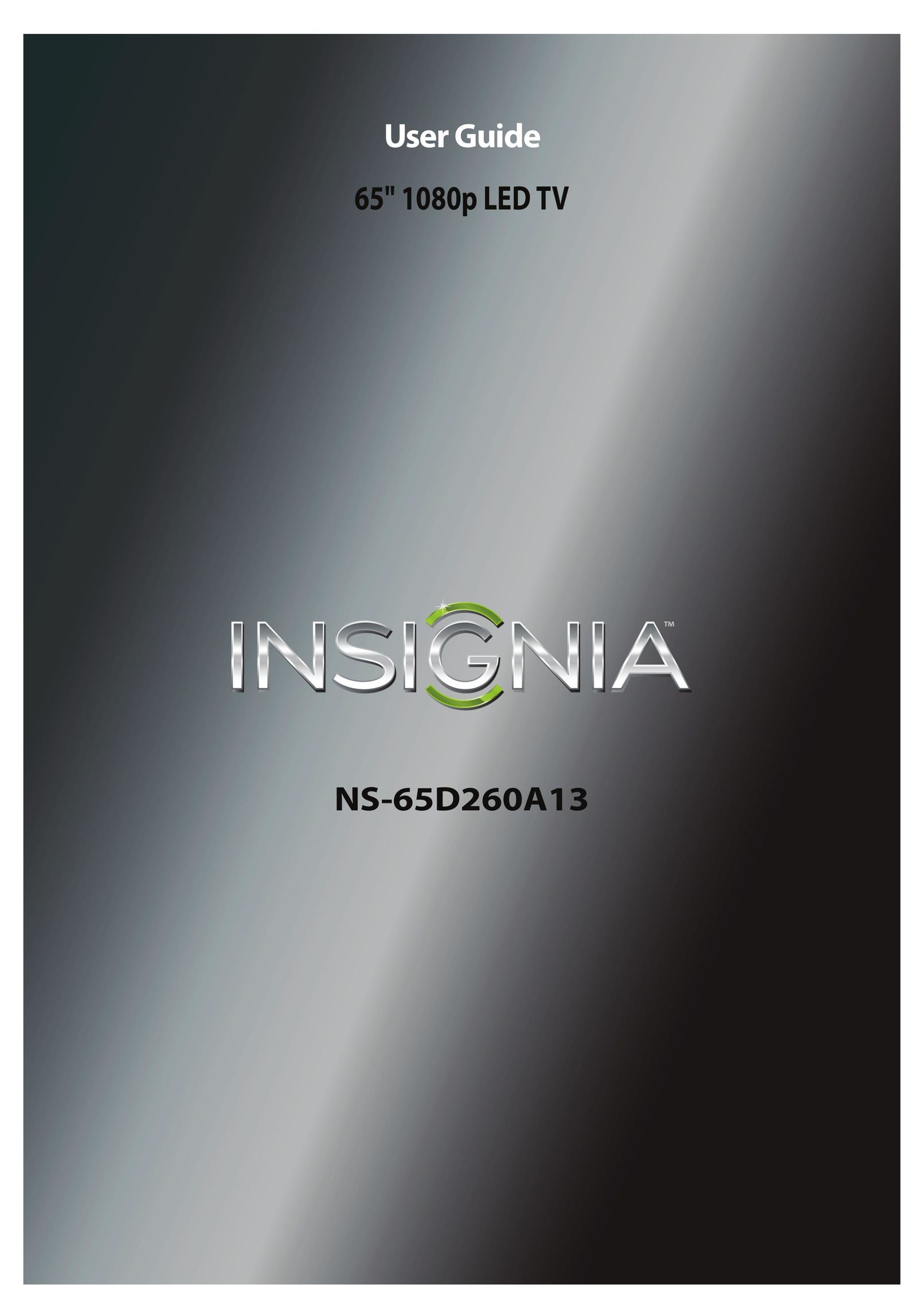 Insignia NS-65D260A13 Model Vehicle User Manual
