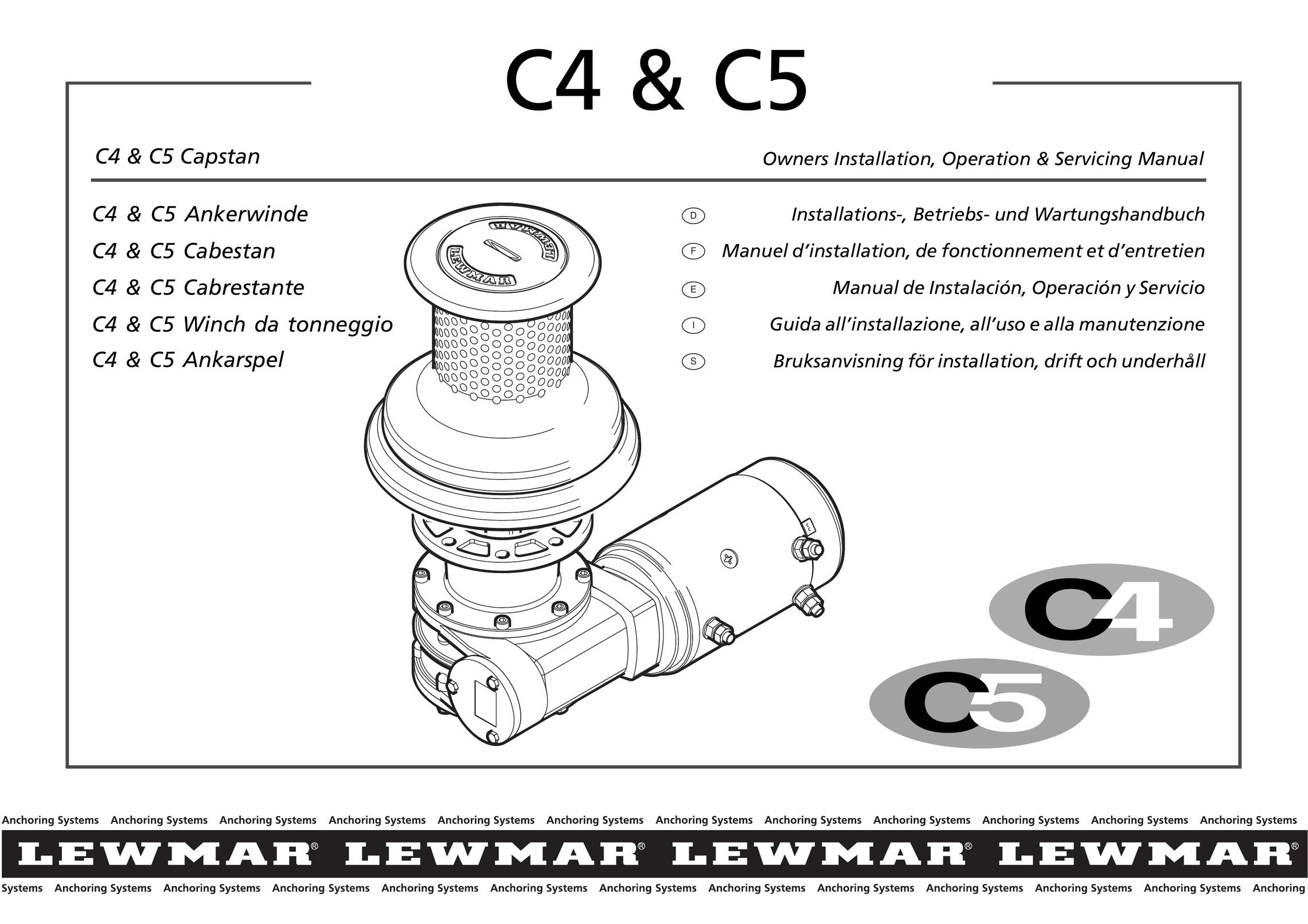 Lewmar C5 Model Vehicle User Manual