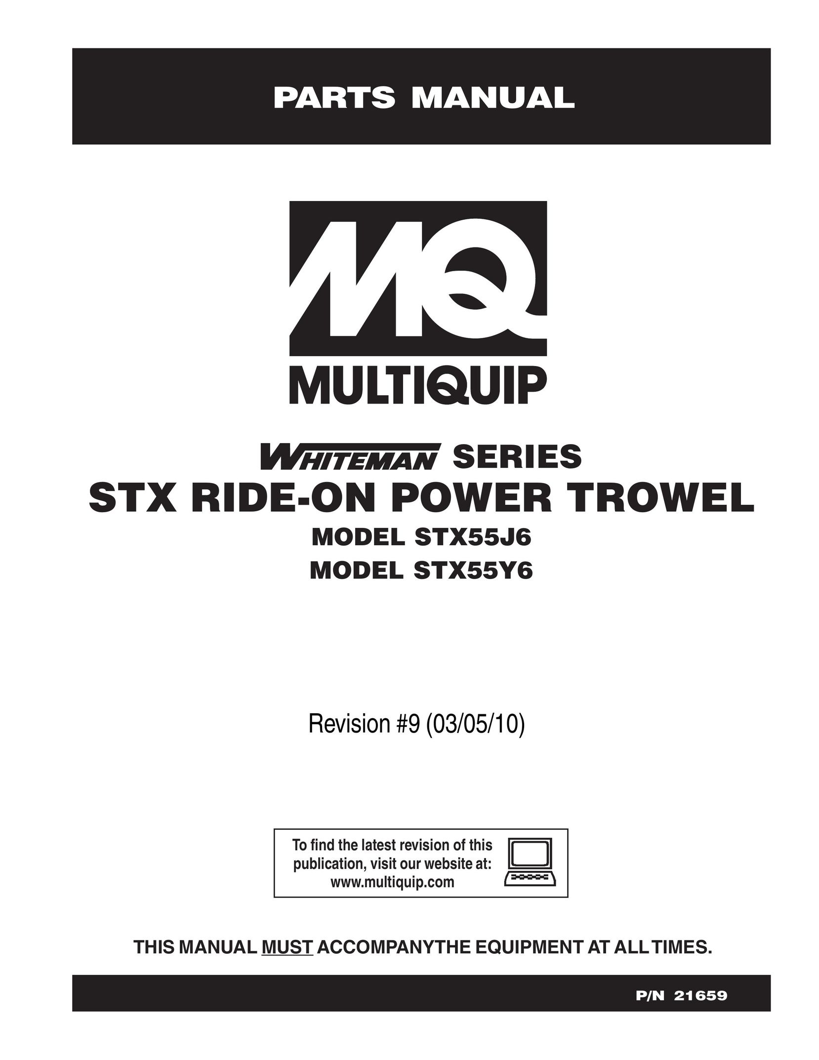 Multiquip STX55J6 Model Vehicle User Manual