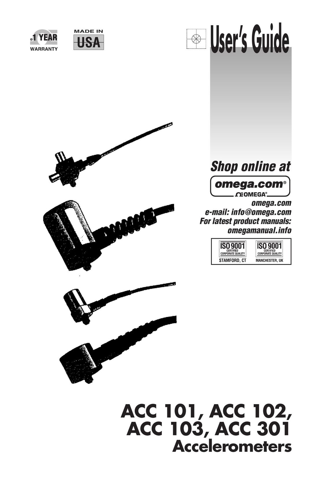 Omega acc 101 Model Vehicle User Manual