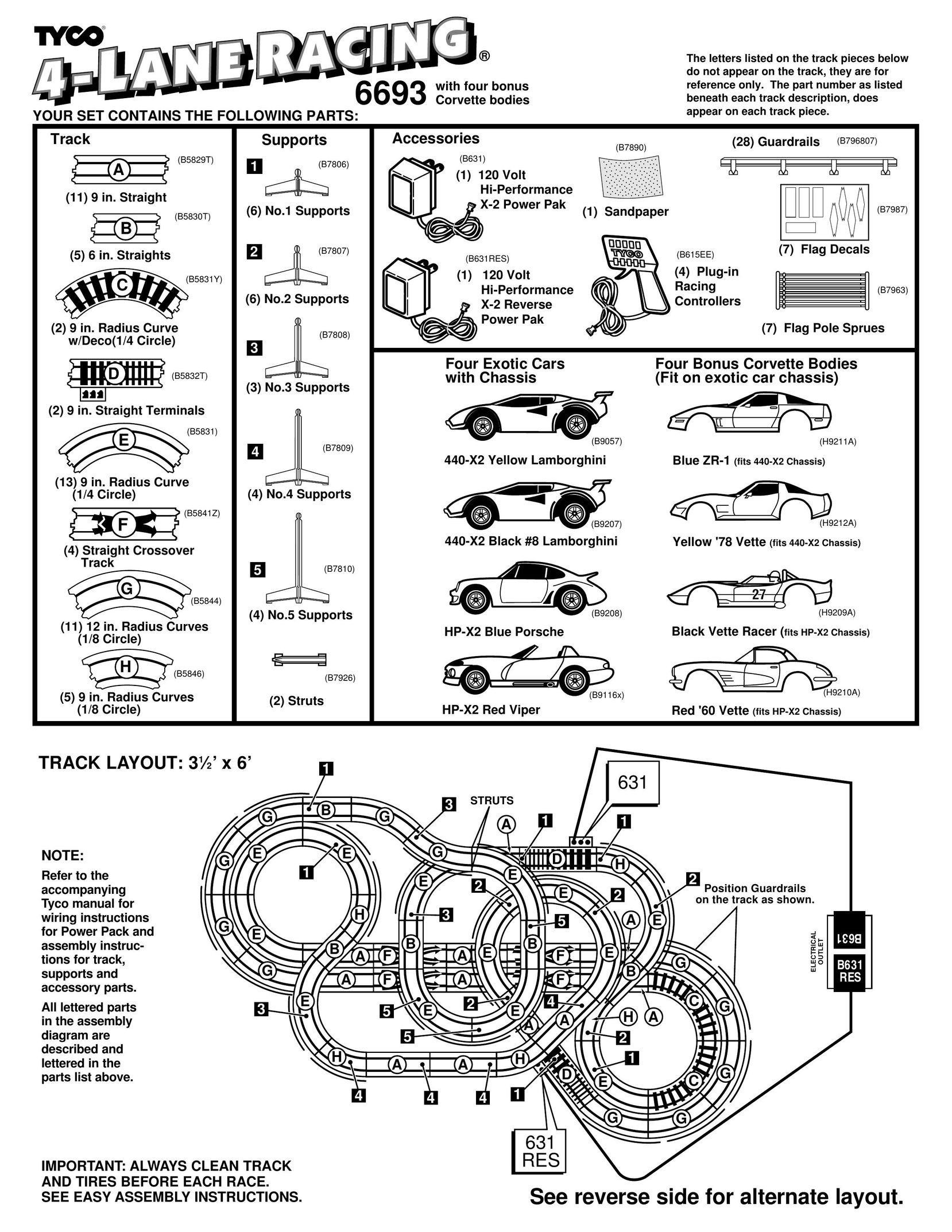 Tyco 6693 Model Vehicle User Manual