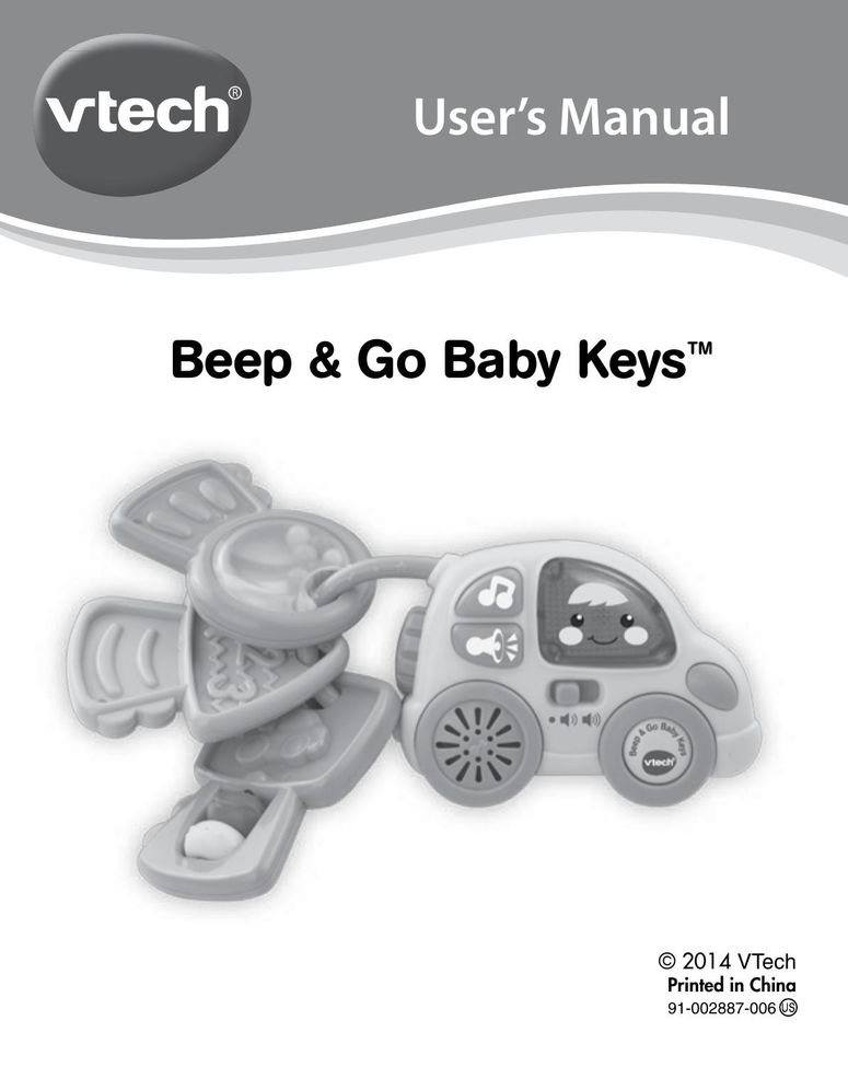 VTech 91-002887-006 Model Vehicle User Manual