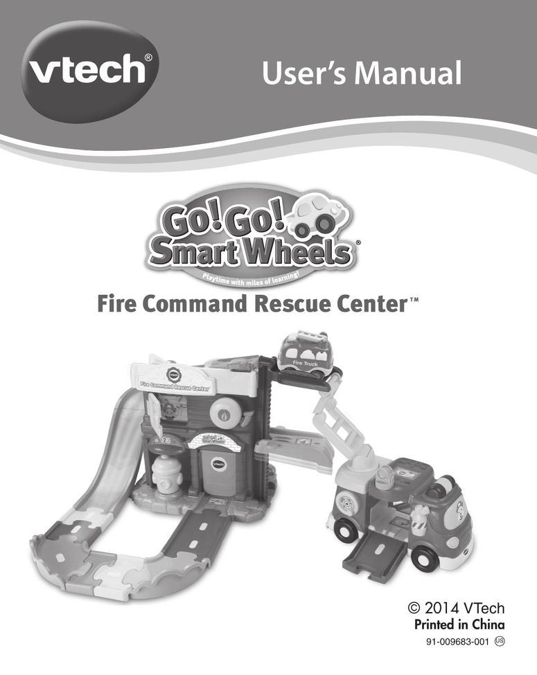 VTech fire command rescue center Model Vehicle User Manual