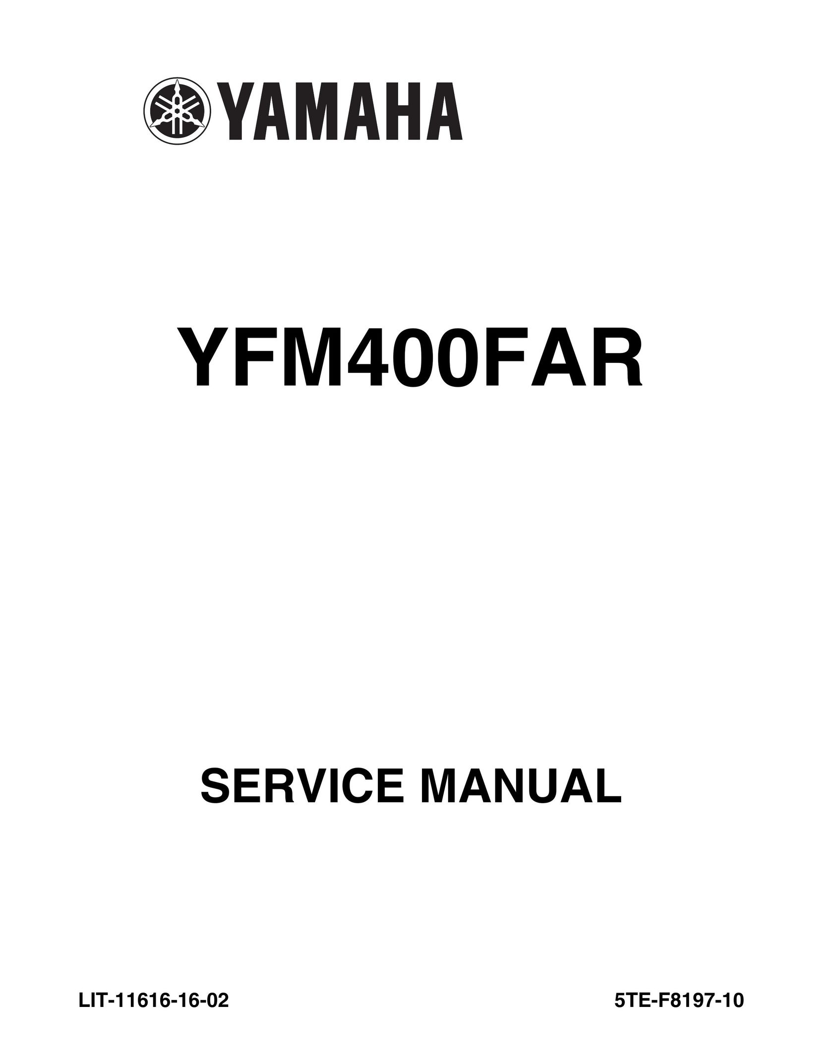 Yamaha LIT-11616-16-02 Model Vehicle User Manual