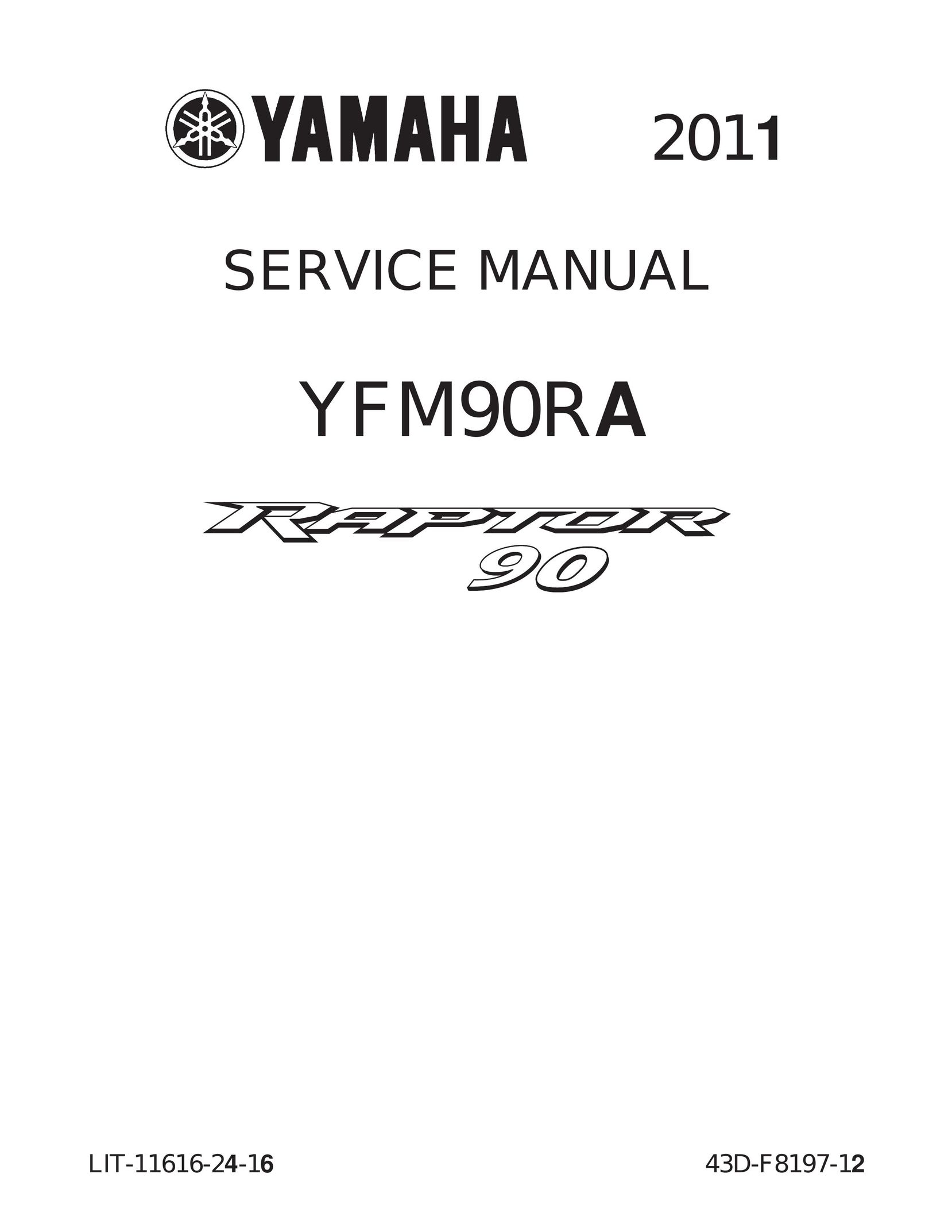 Yamaha YFM90RA Model Vehicle User Manual