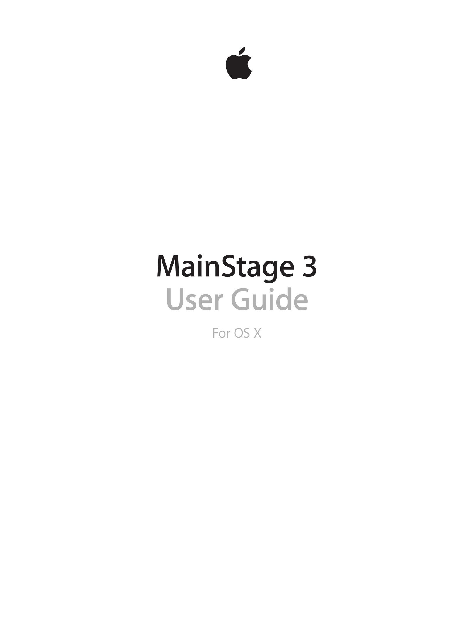 Apple OS X Musical Table User Manual