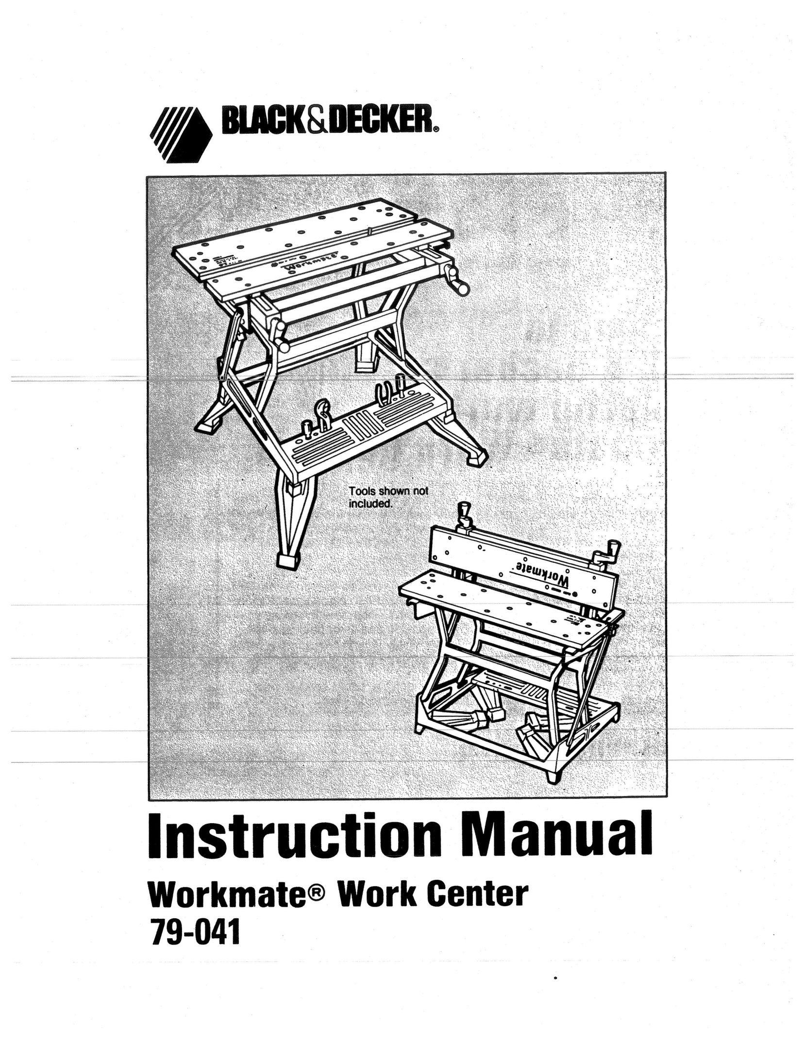 Black & Decker 79-041 Musical Table User Manual