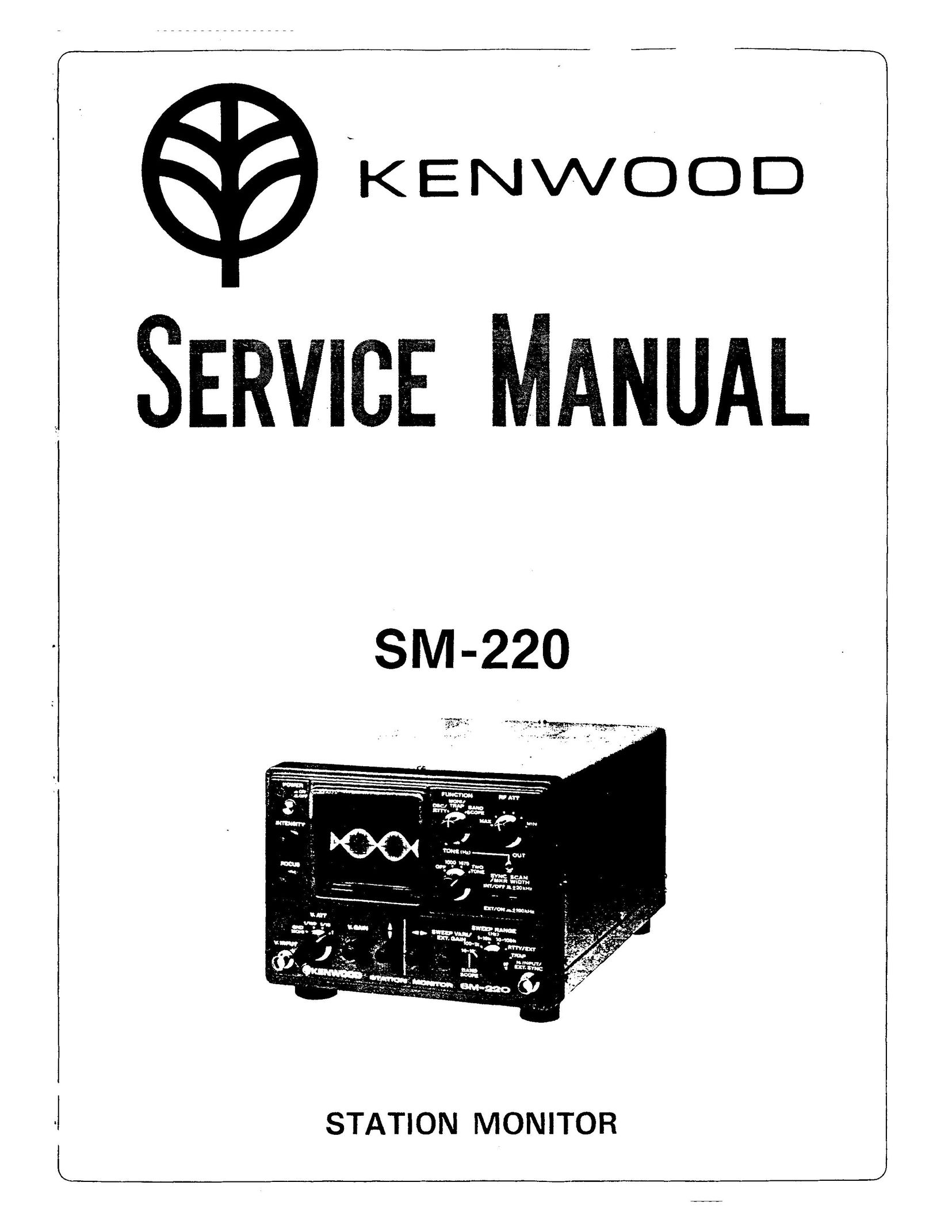 Kenwood kenwood station monitor Musical Table User Manual
