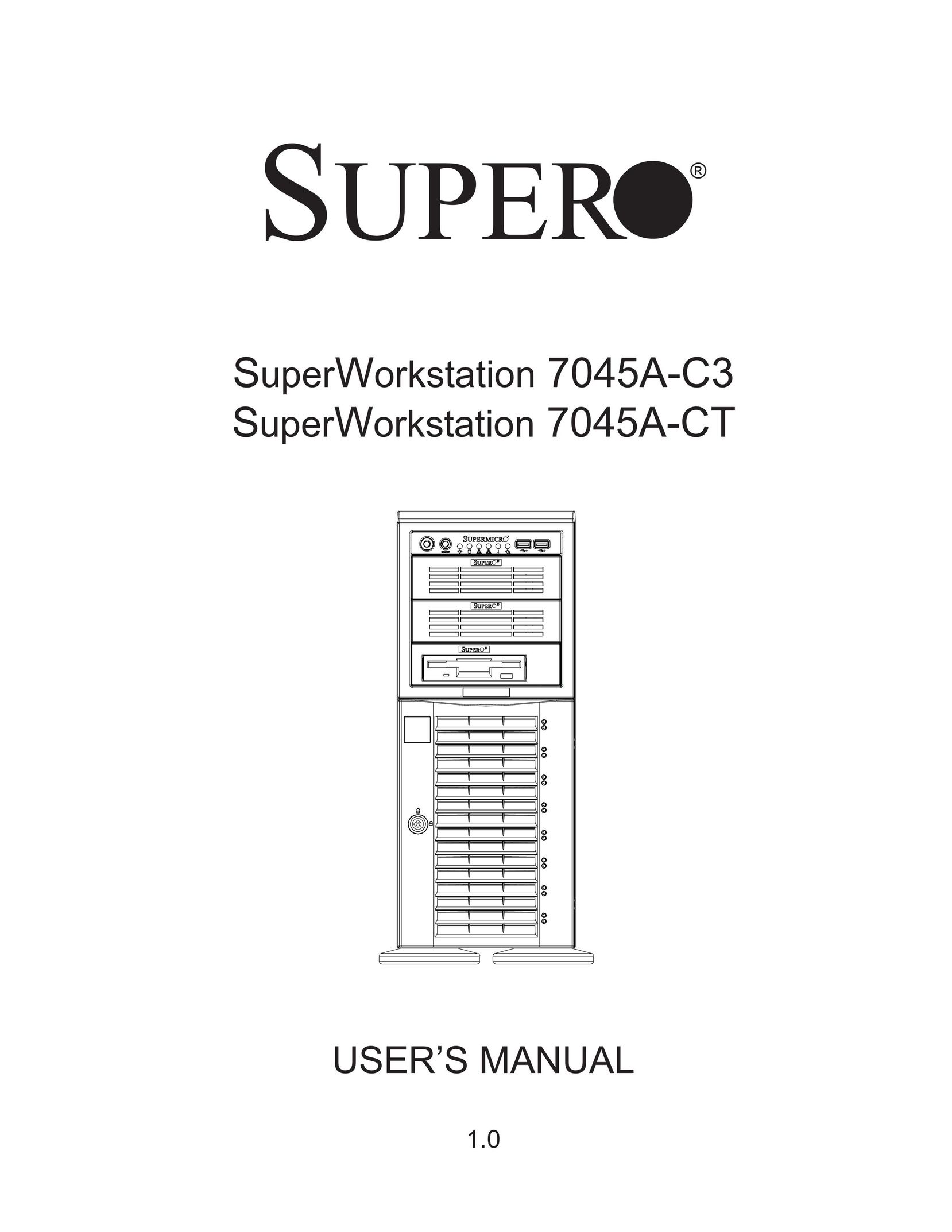SUPER MICRO Computer 7045A-C3 Musical Table User Manual