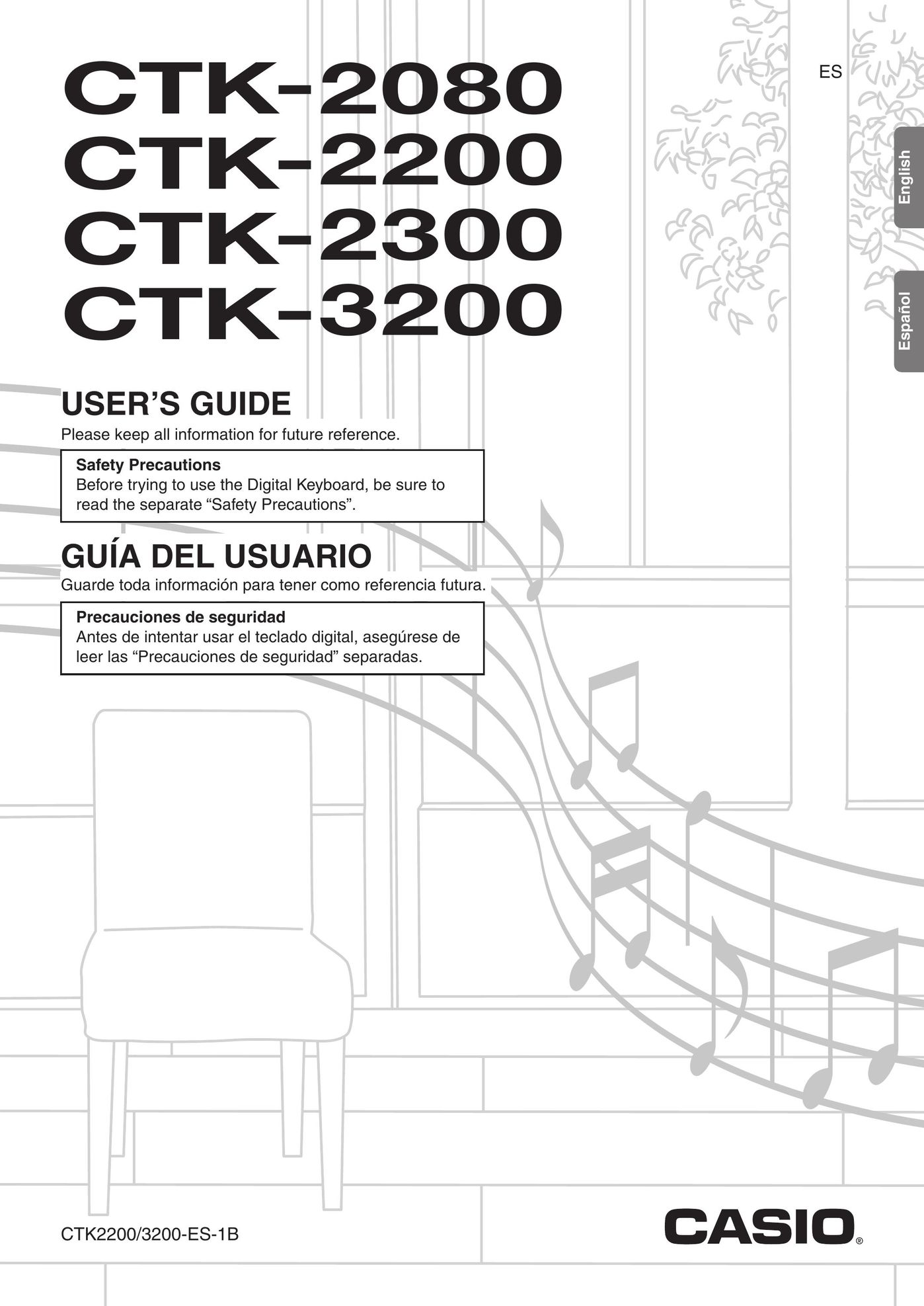 Casio CTK-2080 Musical Toy Instrument User Manual