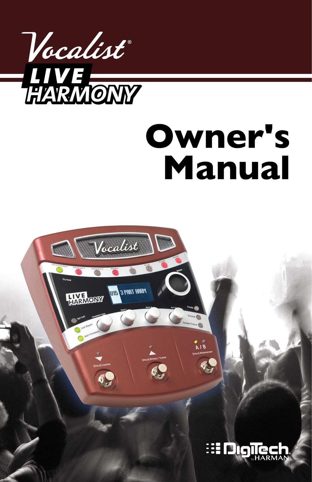 DigiTech Live Harmony Musical Toy Instrument User Manual