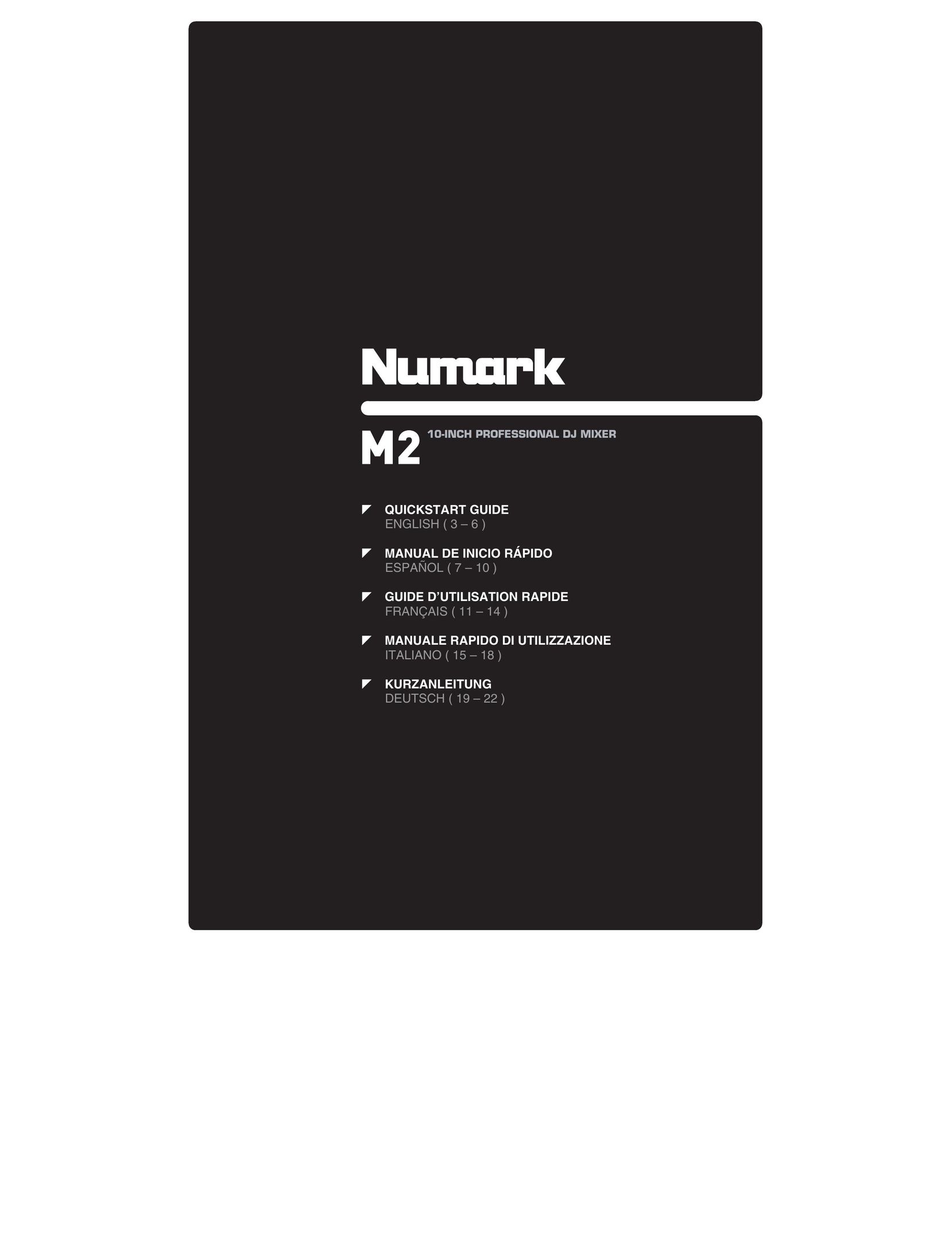 Numark Industries M2 Musical Toy Instrument User Manual