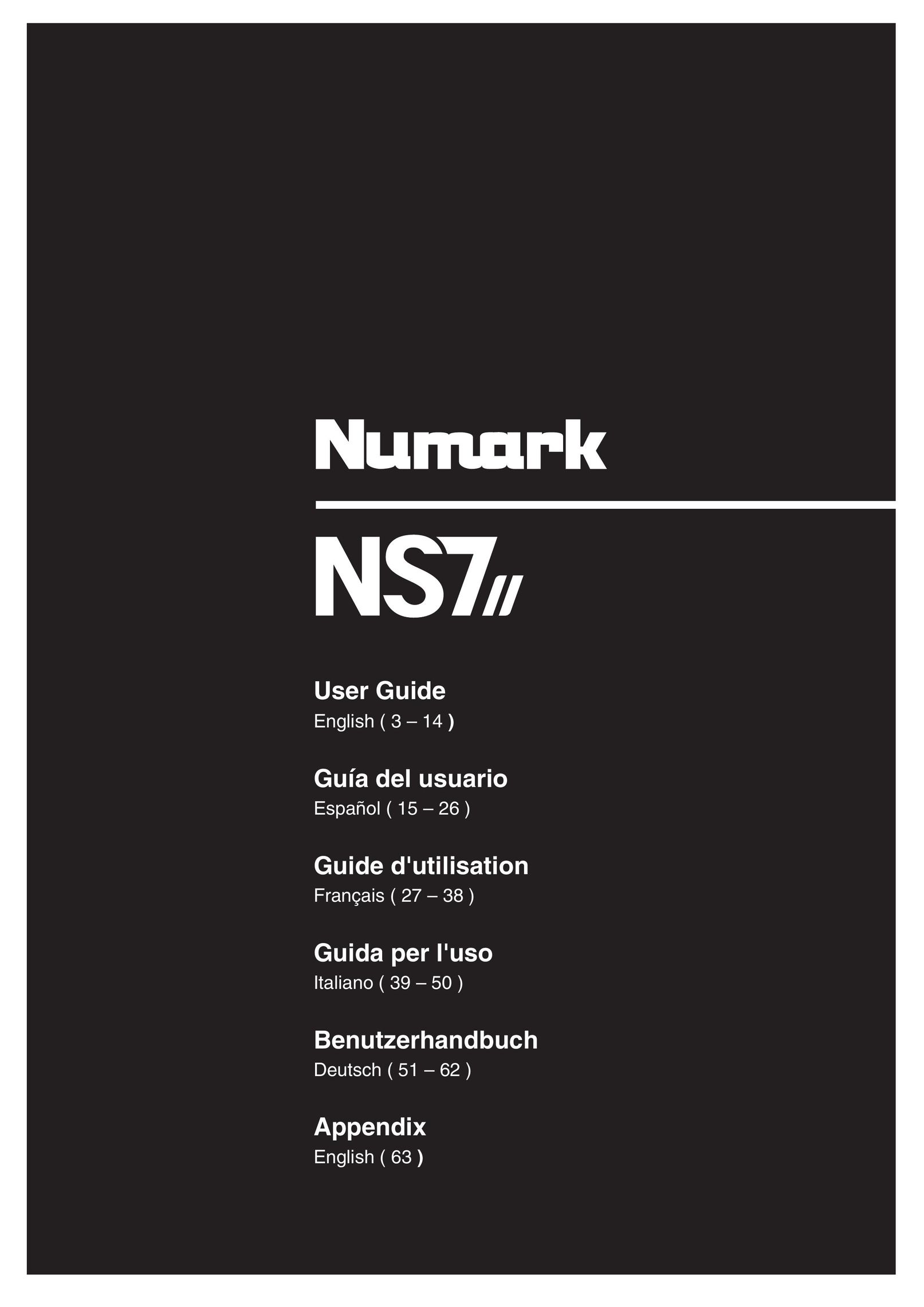 Numark Industries NS7II Musical Toy Instrument User Manual