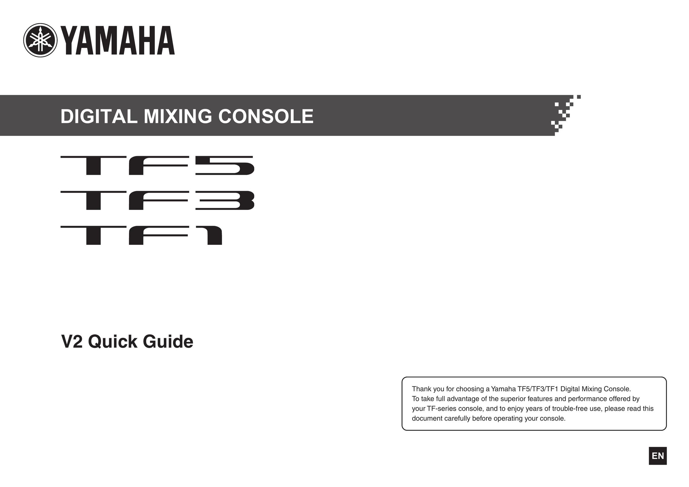 Yamaha TF3 Musical Toy Instrument User Manual