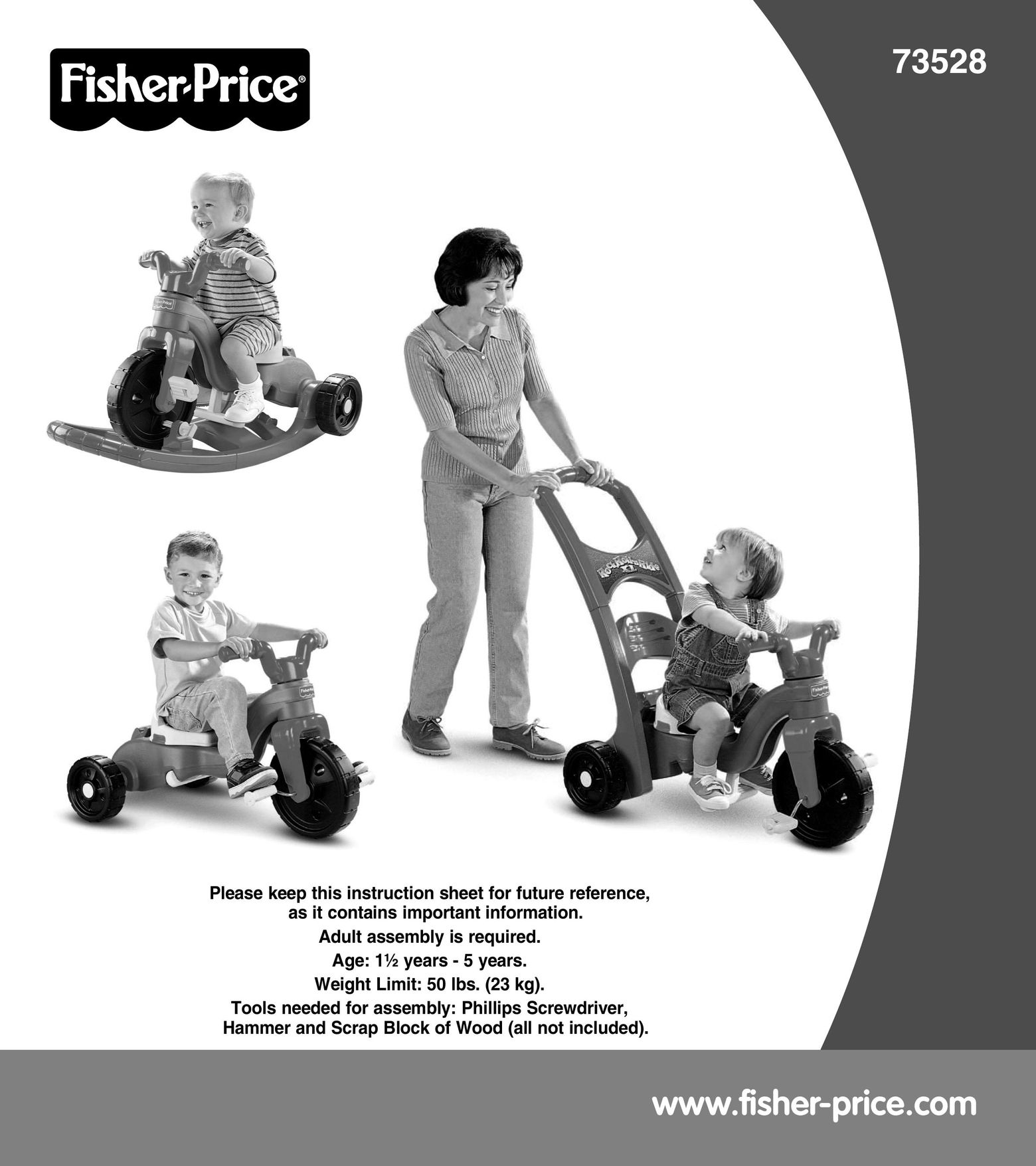 Fisher-Price 73528 Riding Toy User Manual