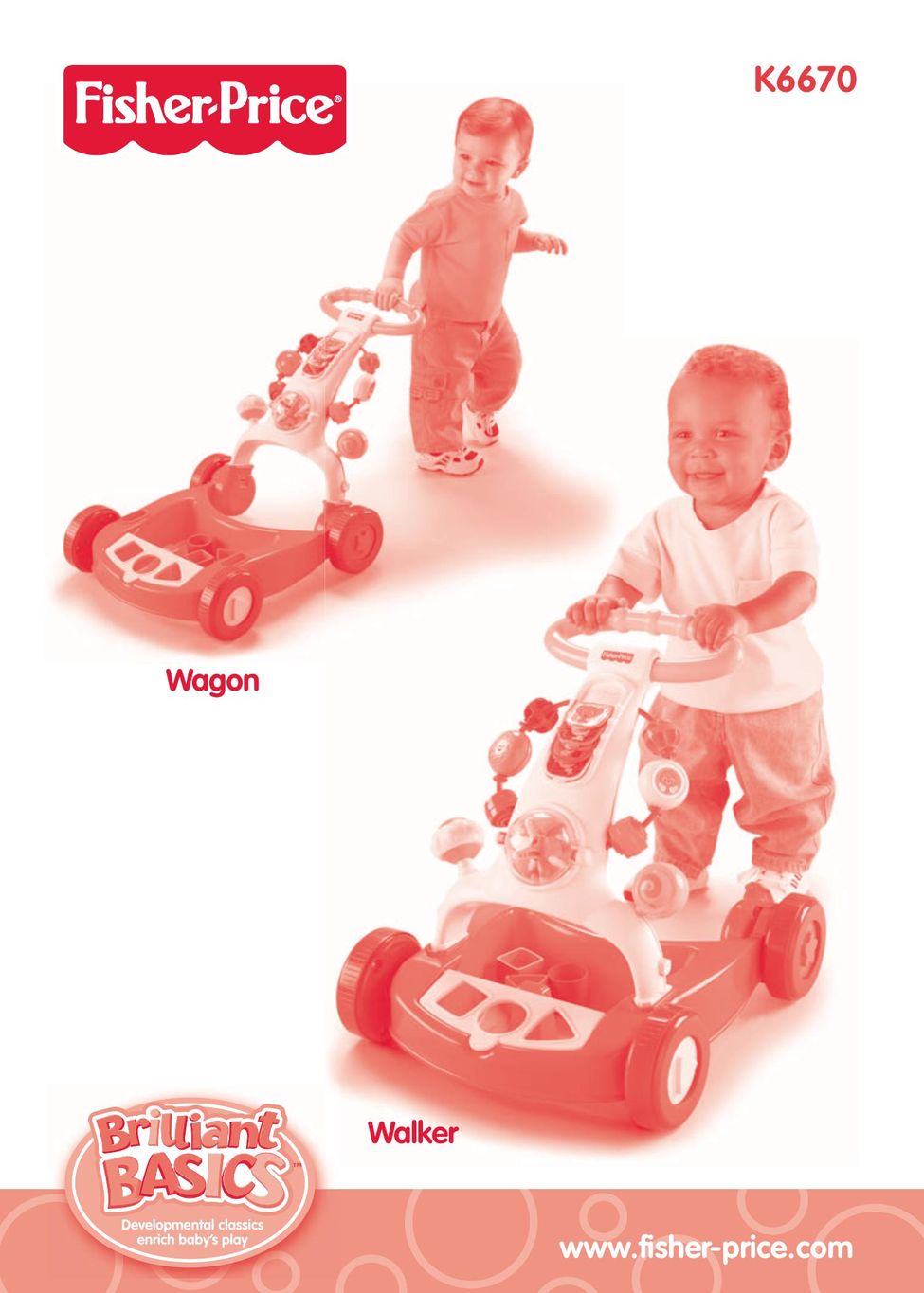 Fisher-Price K6670 Riding Toy User Manual