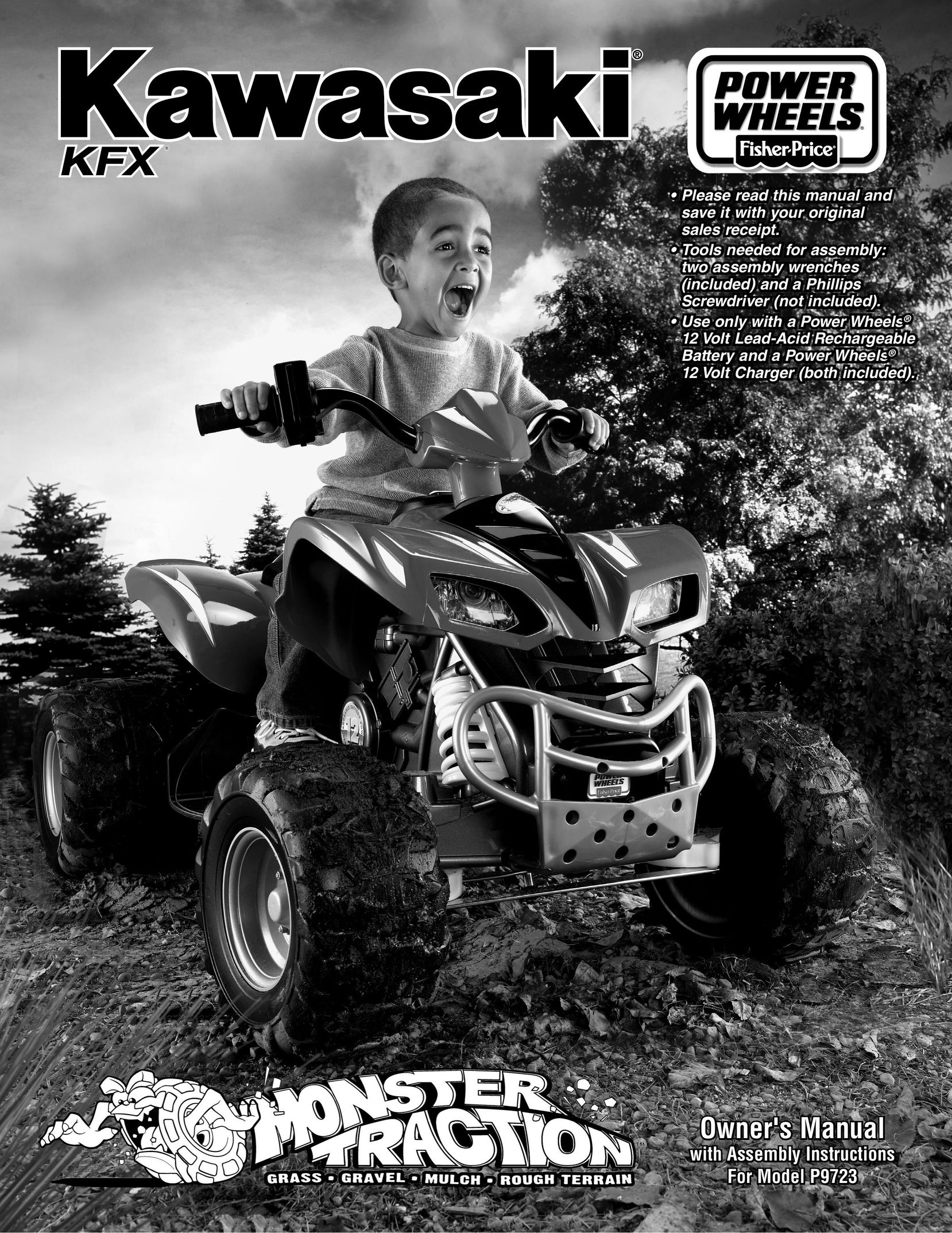 Kawasaki P9723 Riding Toy User Manual