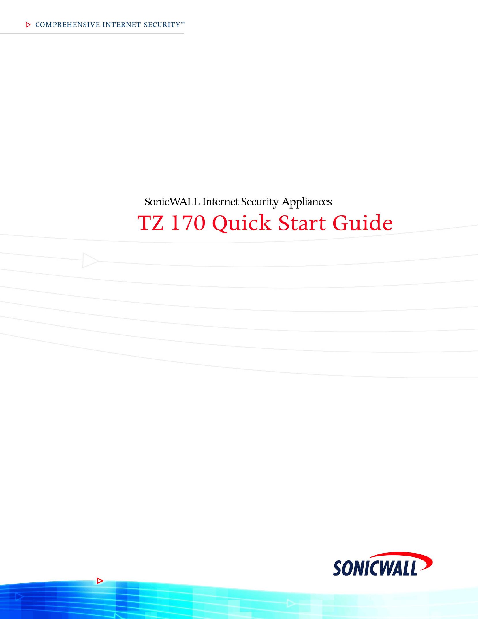 SonicWALL TZ 170 Riding Toy User Manual