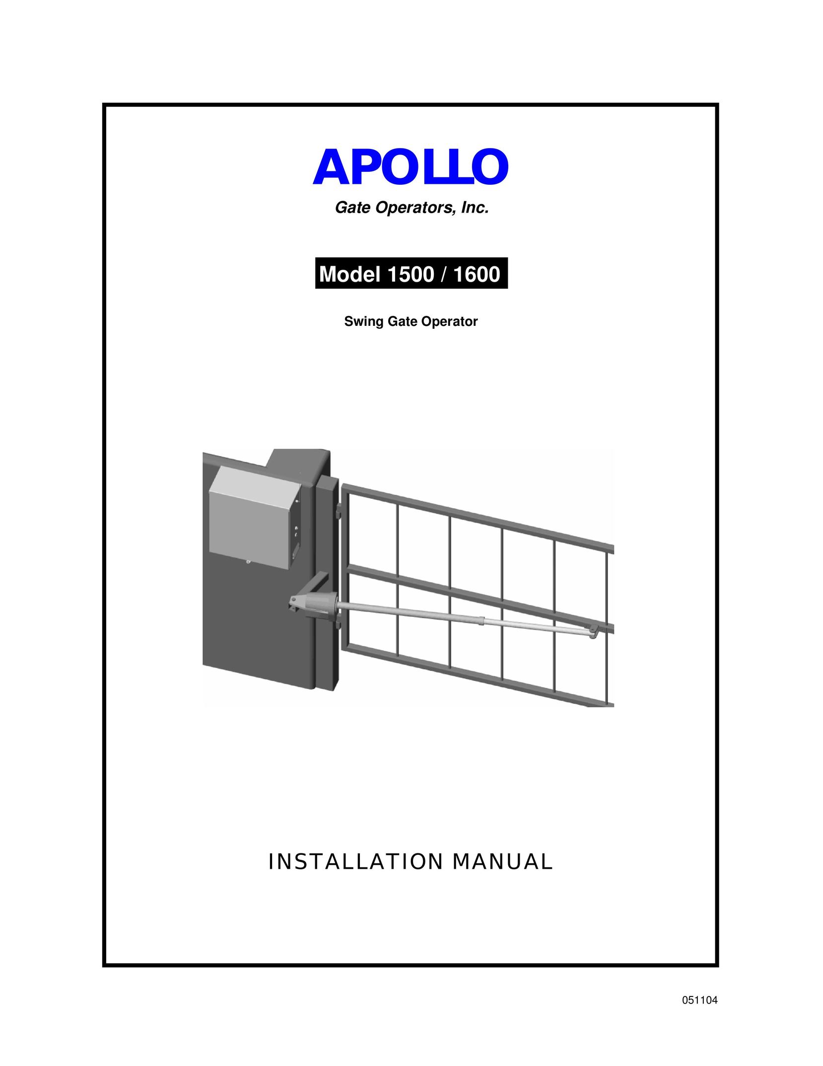 Apollo 1600 Safety Gate User Manual