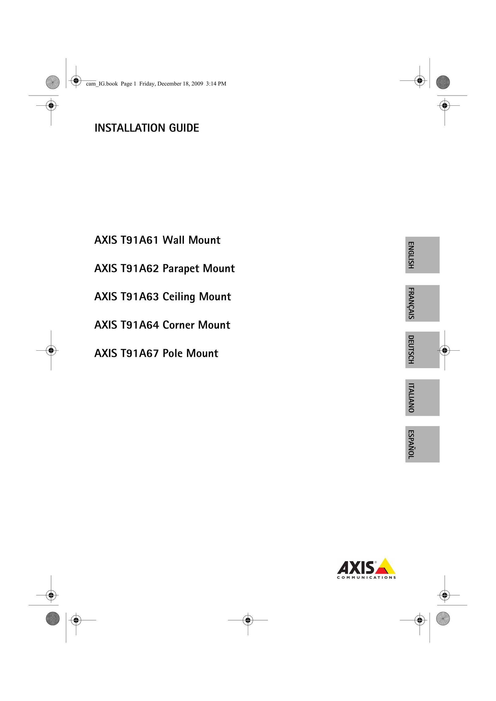 Axis Communications t91a61 Safety Gate User Manual