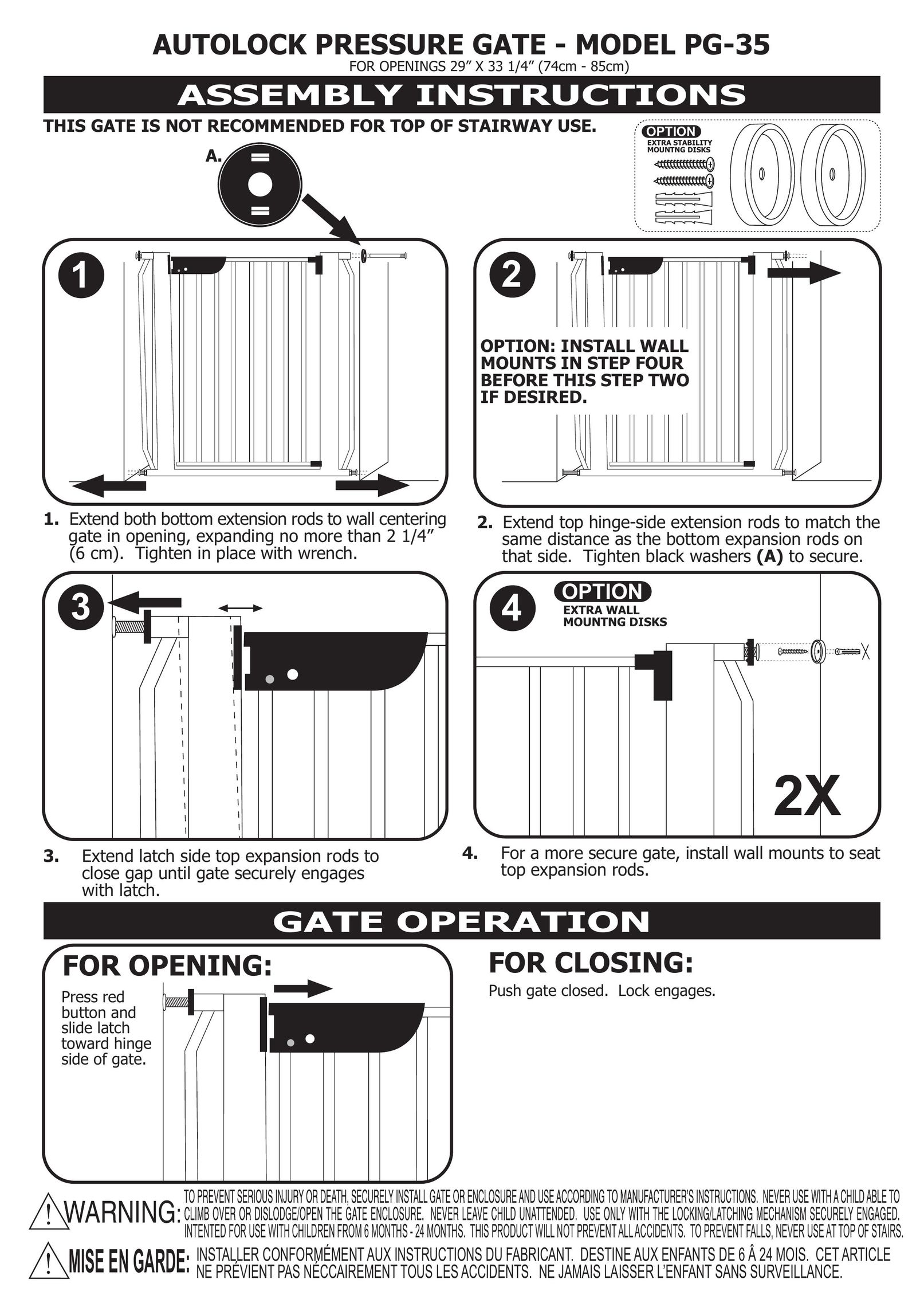 Cardinal Gates PG-35 Safety Gate User Manual