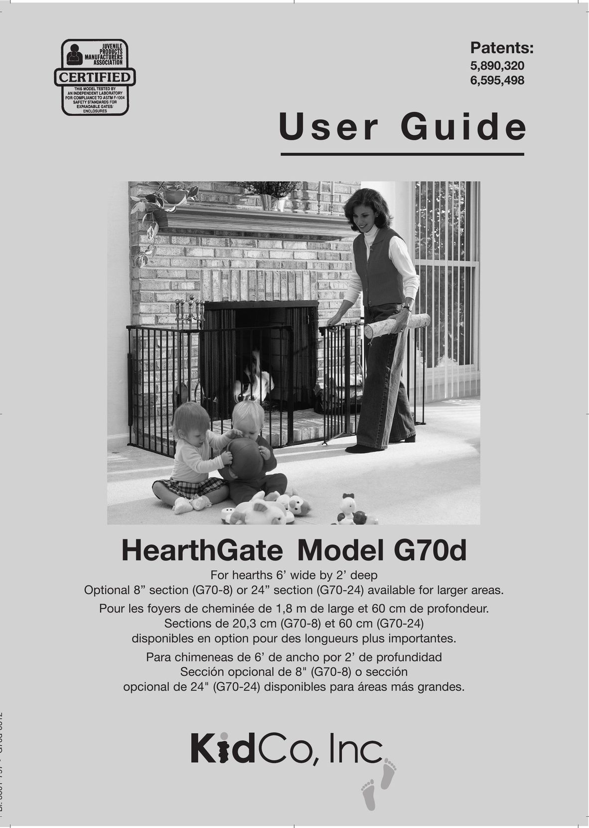 Kidco G70d Safety Gate User Manual