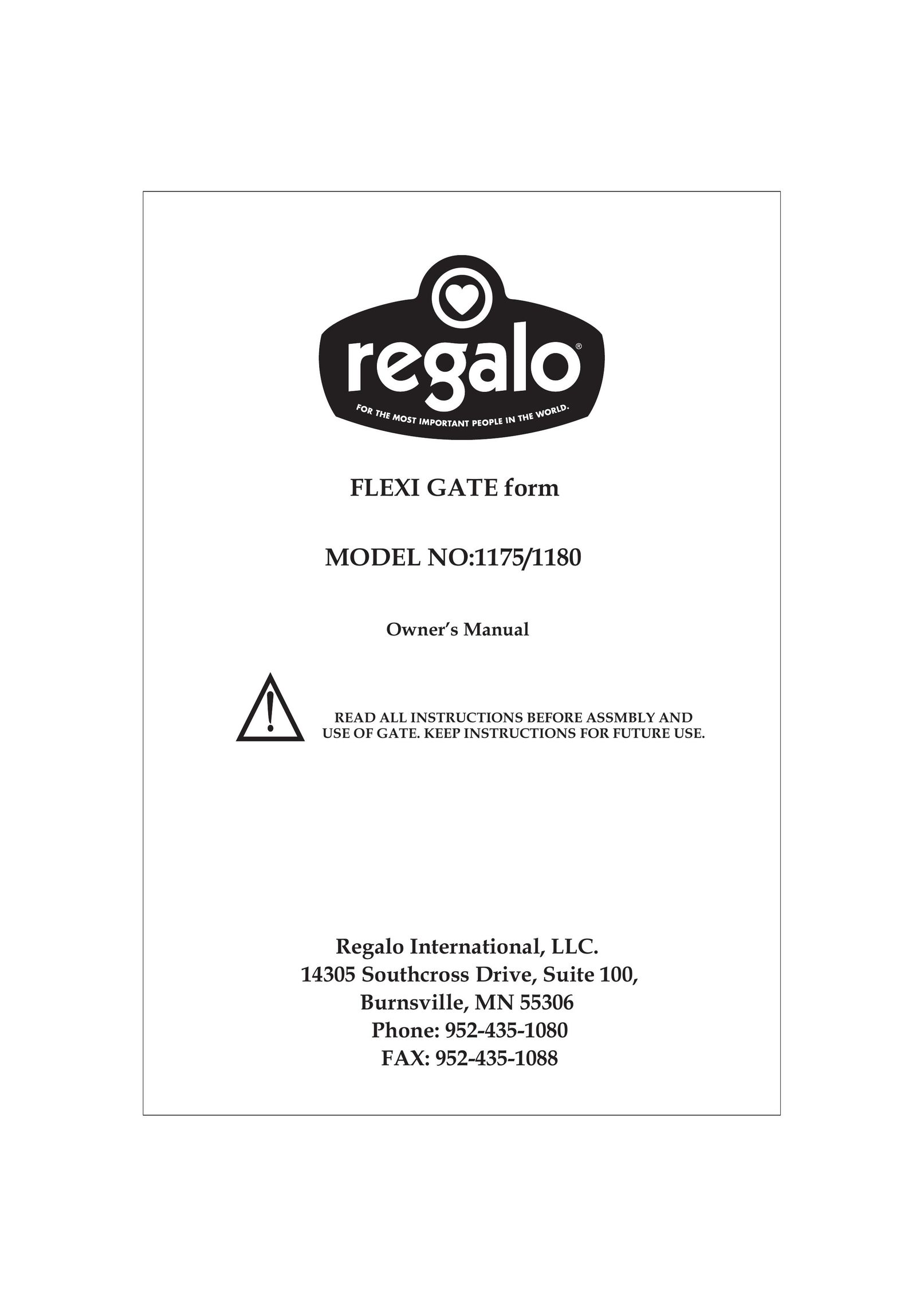 Regalo 1180 Safety Gate User Manual