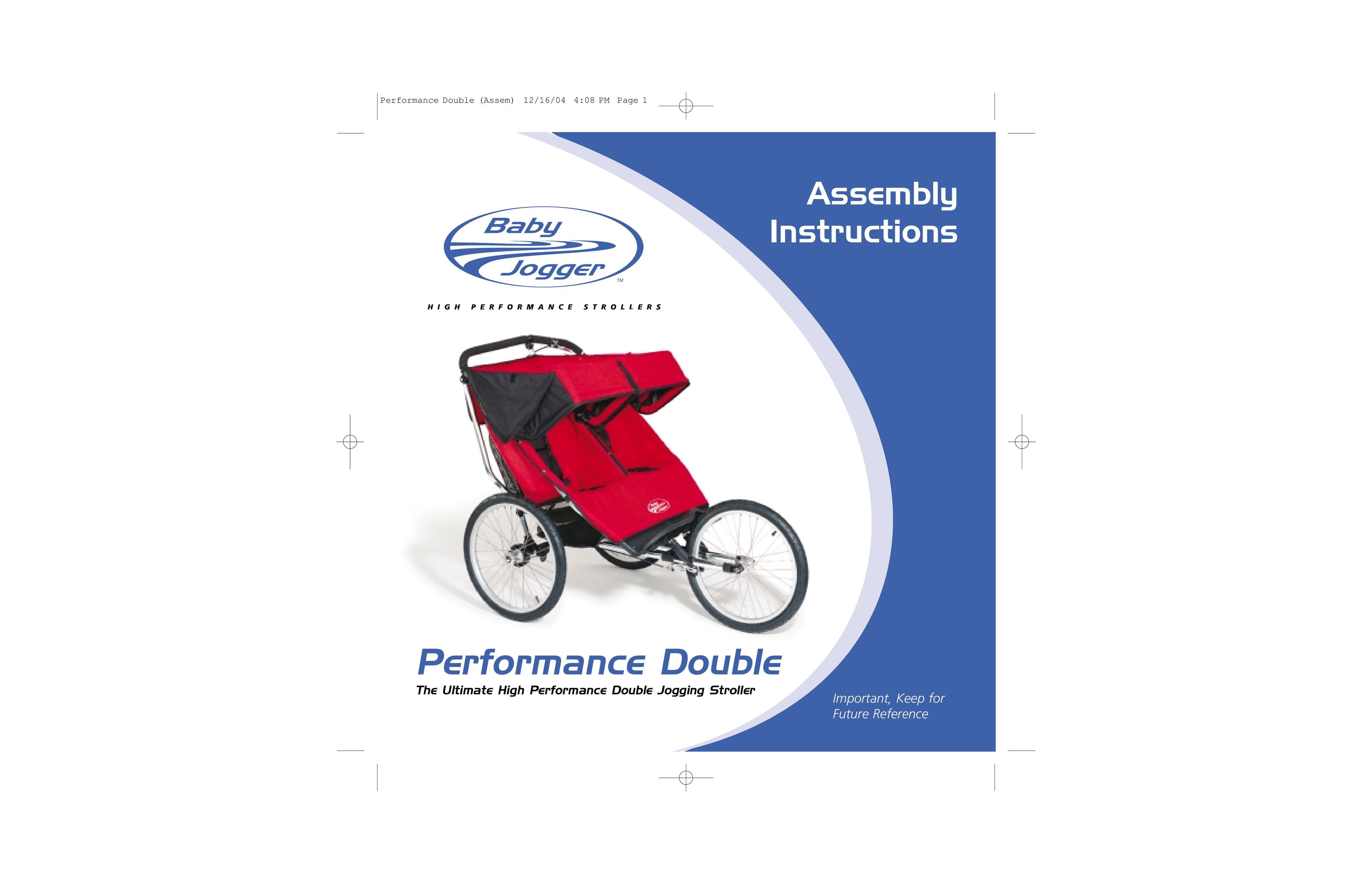 Baby Jogger Double Jogging Stroller User Manual