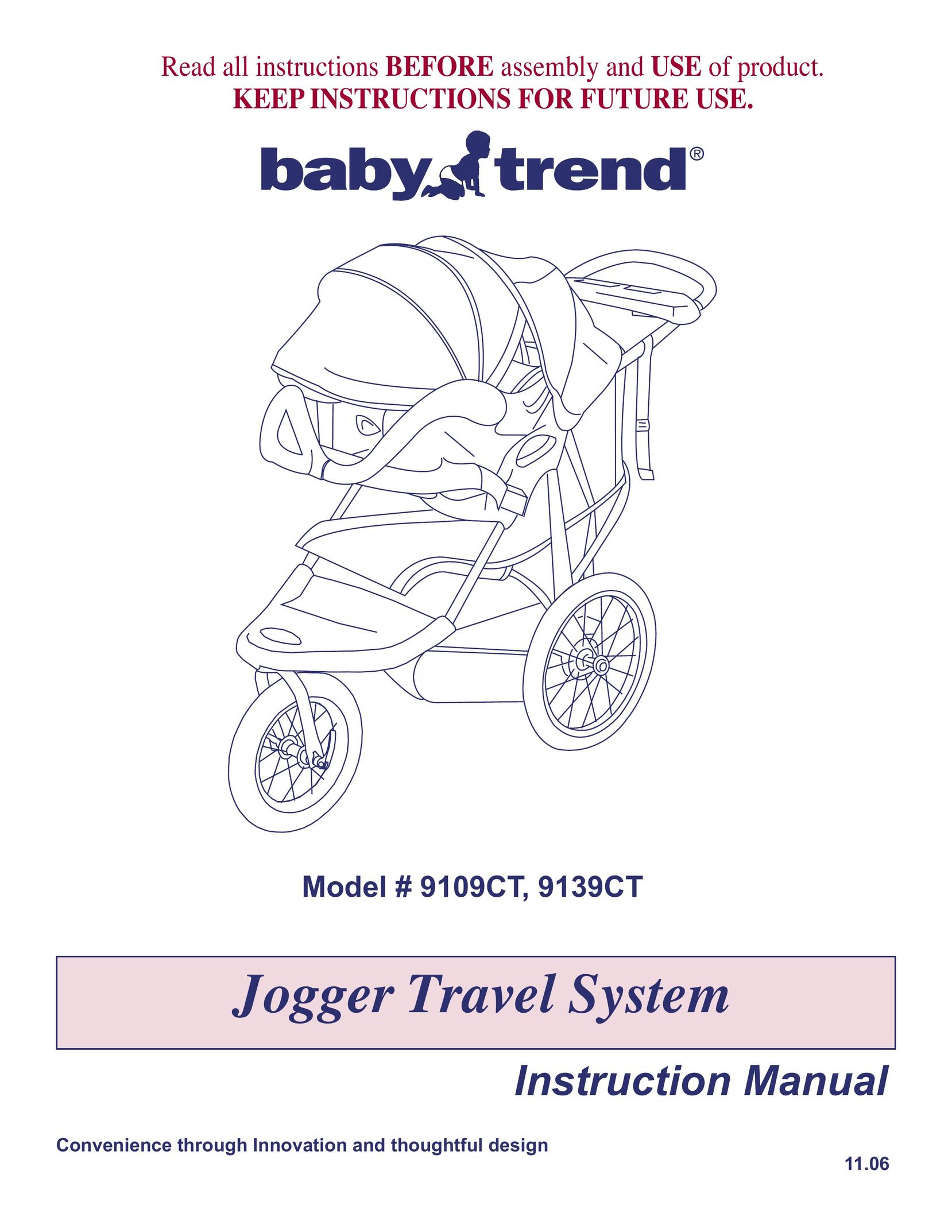 Baby Trend 9109CT Stroller User Manual