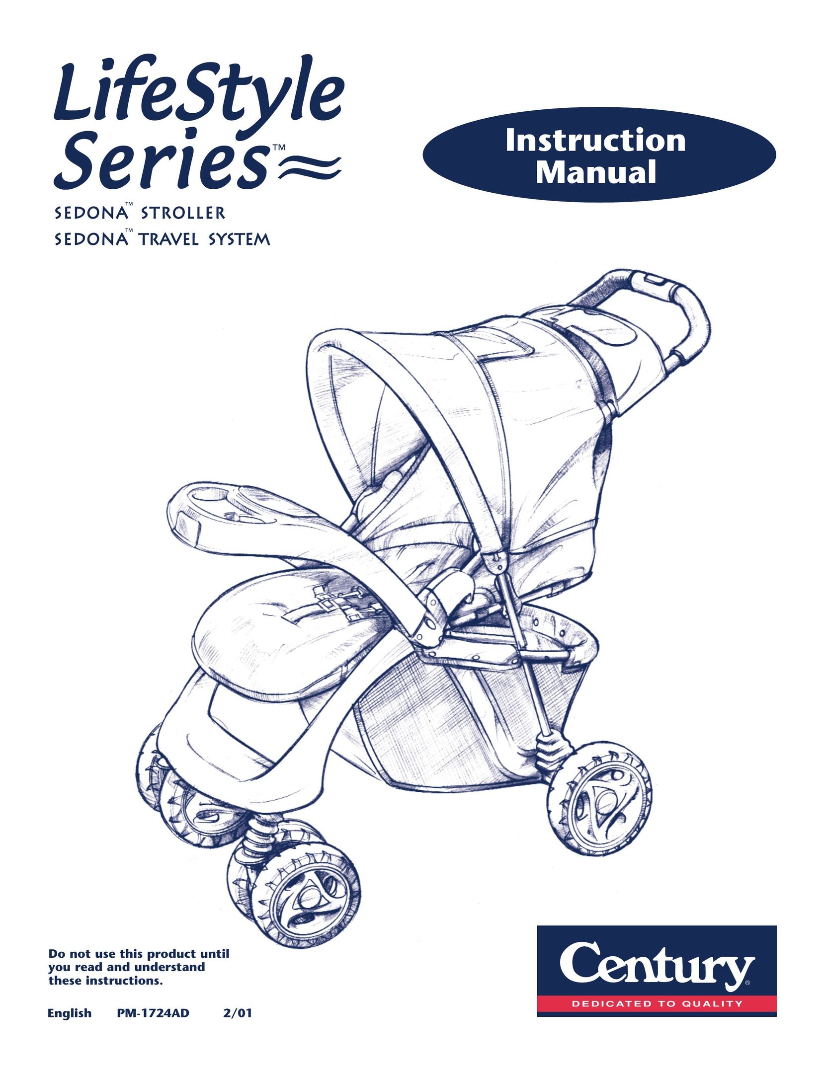 Century LifeStyle Series Stroller User Manual
