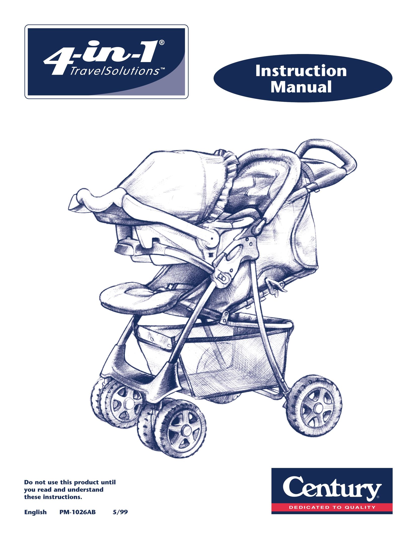 Century PM-1026AB Stroller User Manual