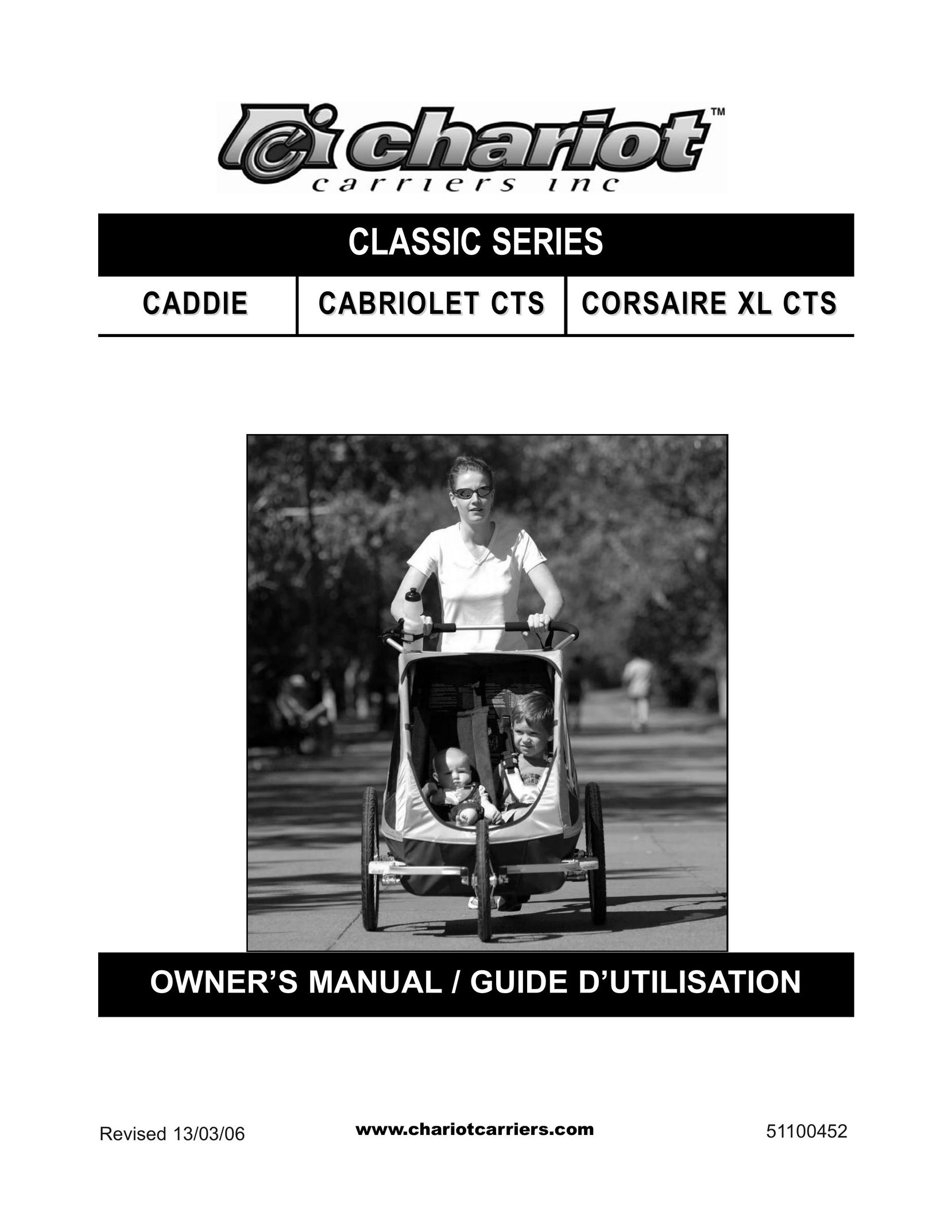 Chariot Carriers CADDIE Stroller User Manual