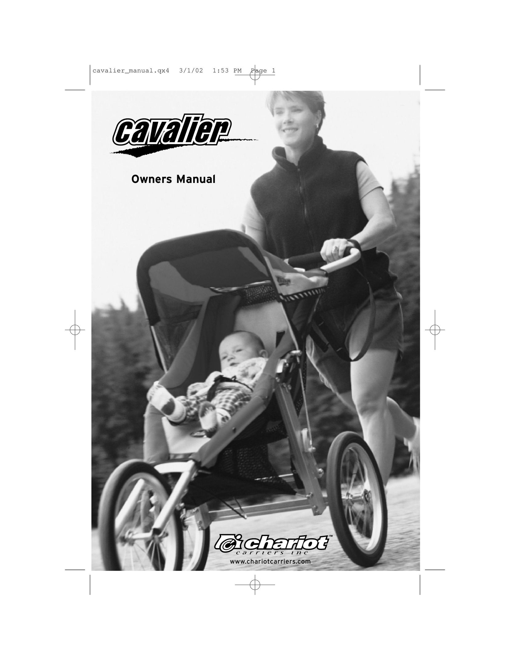 Chariot Carriers Cavalier Stroller User Manual