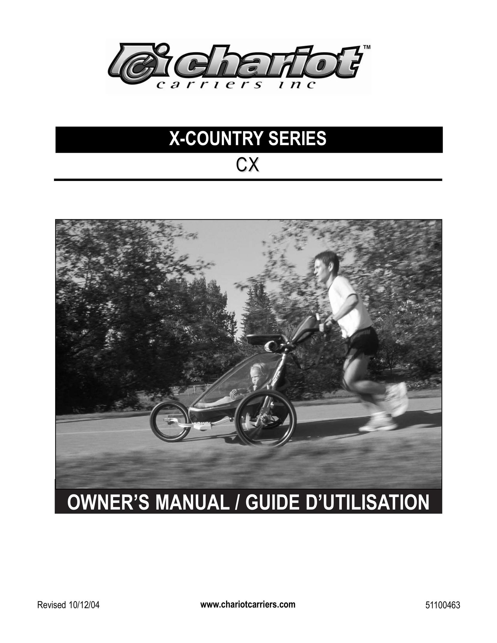 Chariot Carriers Cougar 1 Stroller User Manual