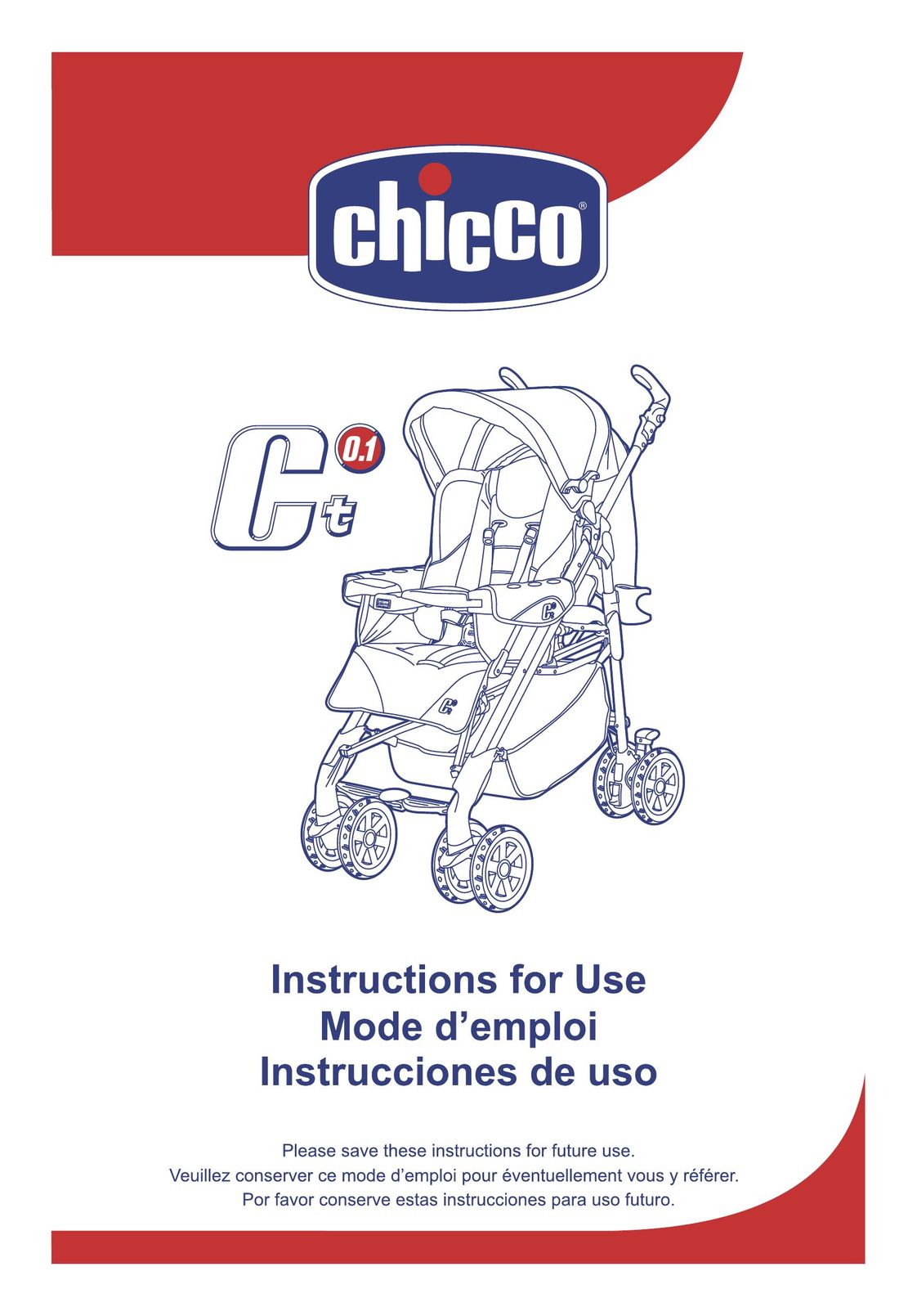 Chicco Ct 0.1 Stroller User Manual