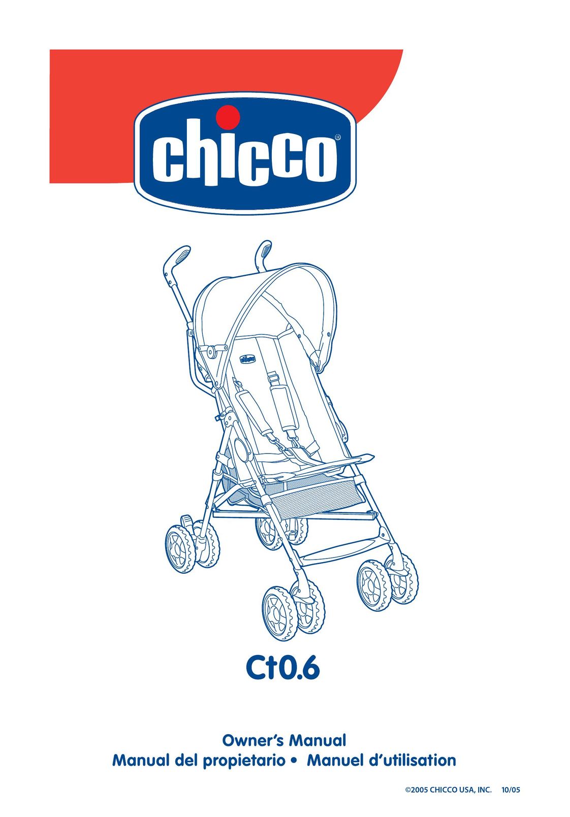 Chicco ct0.6 Stroller User Manual