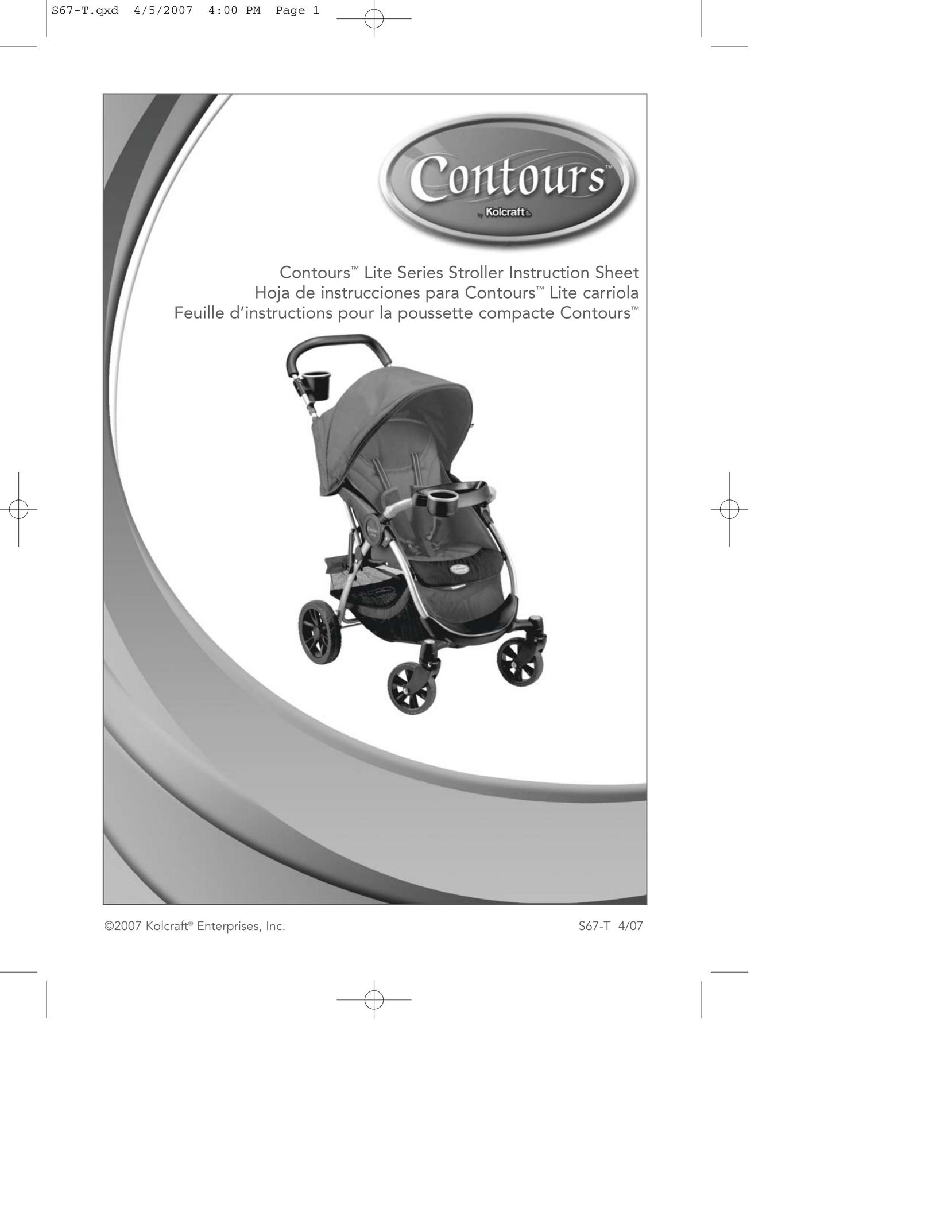 Contour Products S67-T 4/07 Stroller User Manual