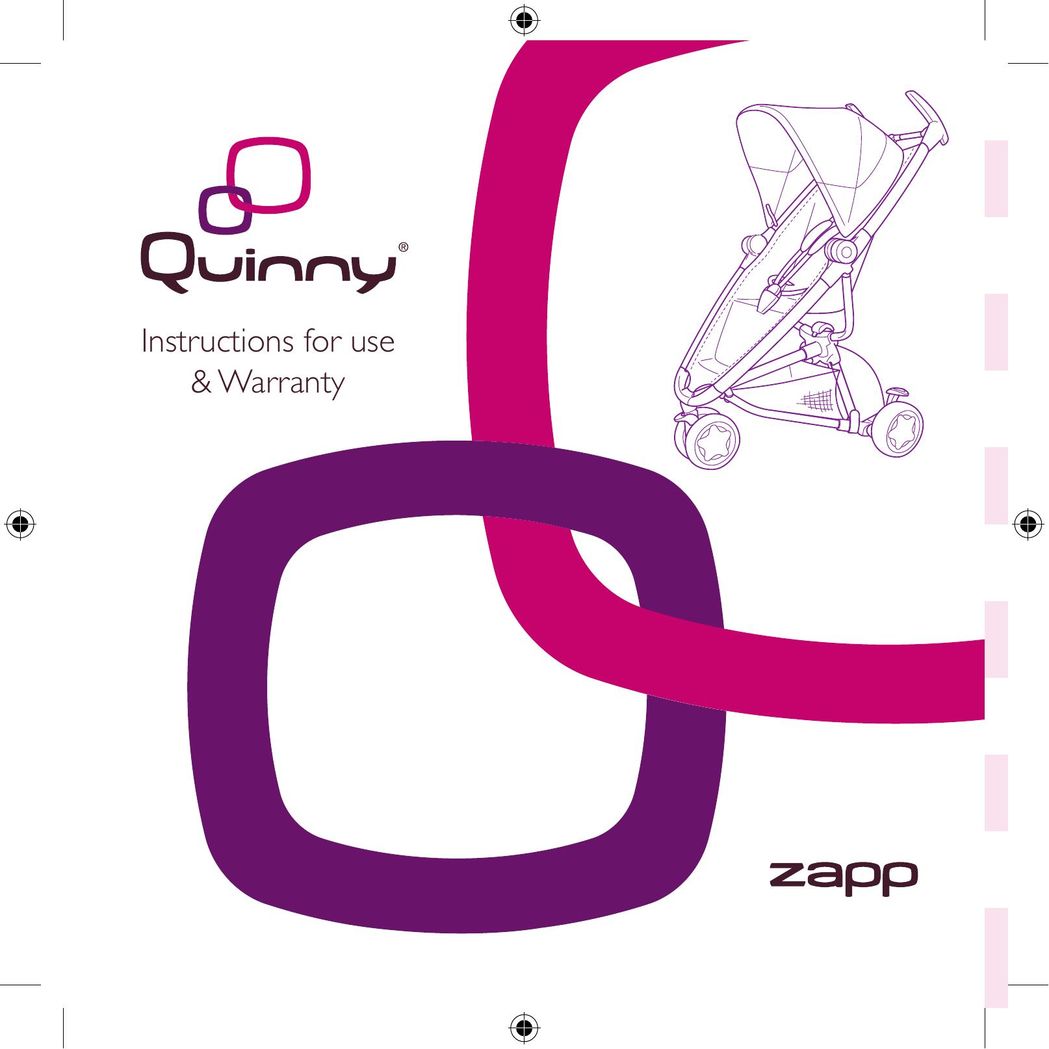 Quinny Zapp Stroller User Manual