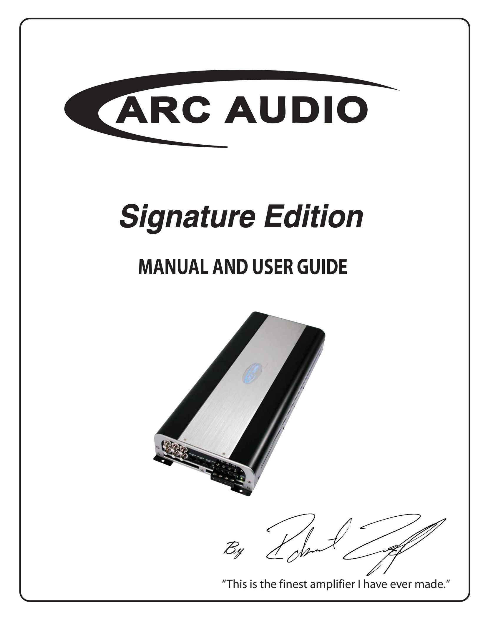 ARC Audio 430-8-01 Car Amplifier User Manual