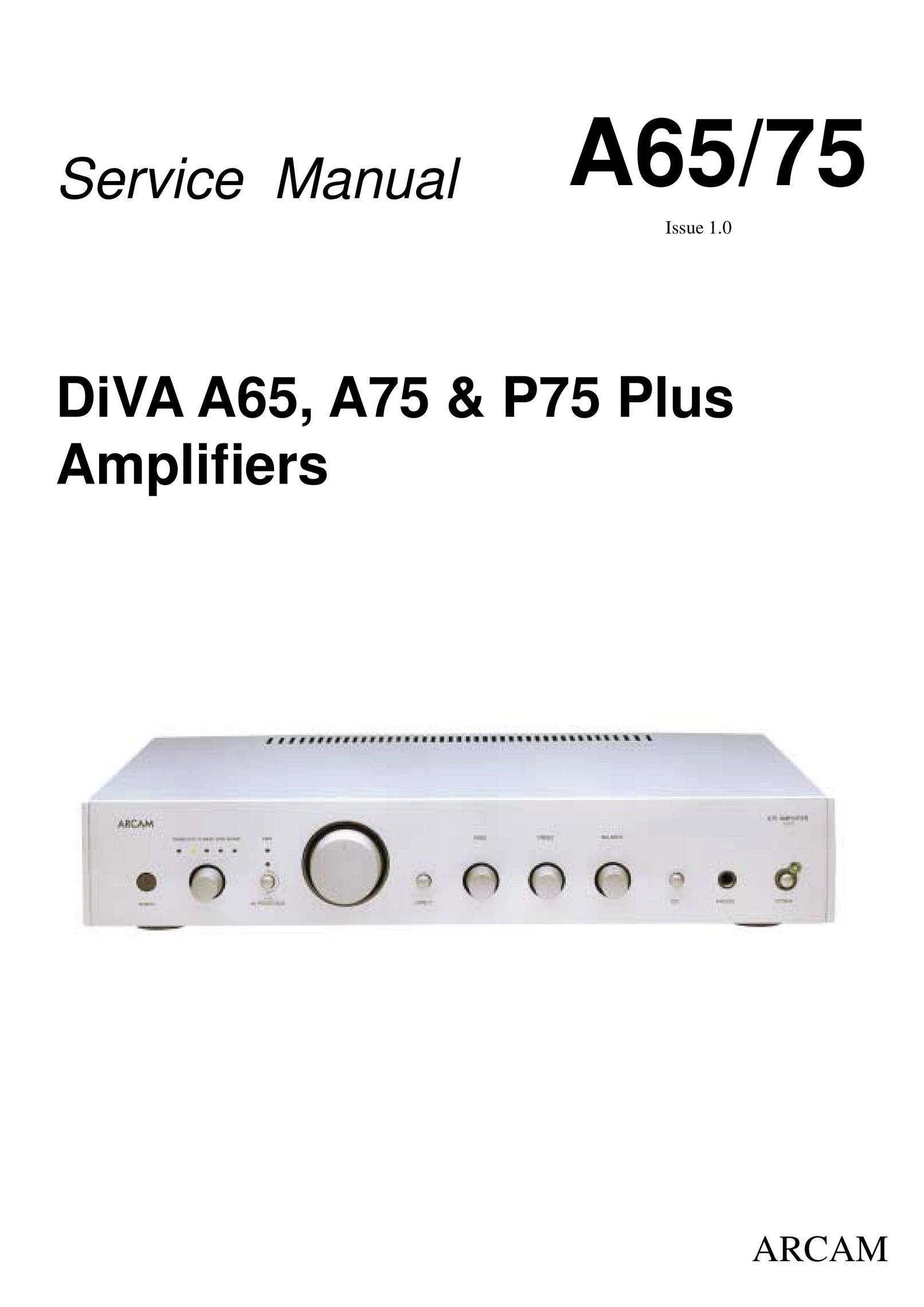 Arcam A75 Car Amplifier User Manual