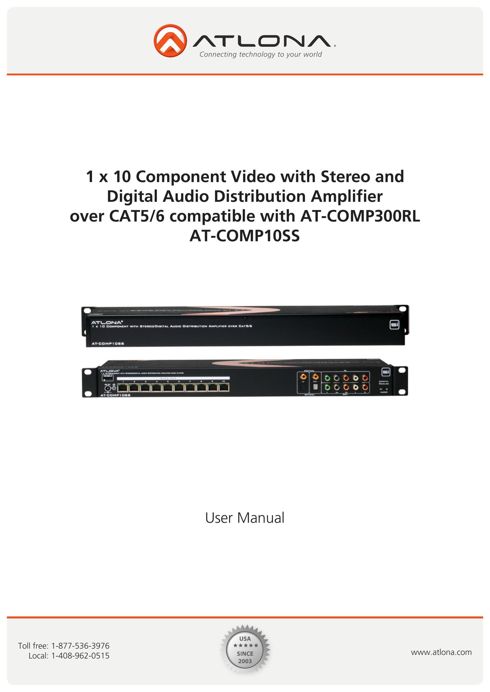 Atlona AT-COMP10SS Car Amplifier User Manual