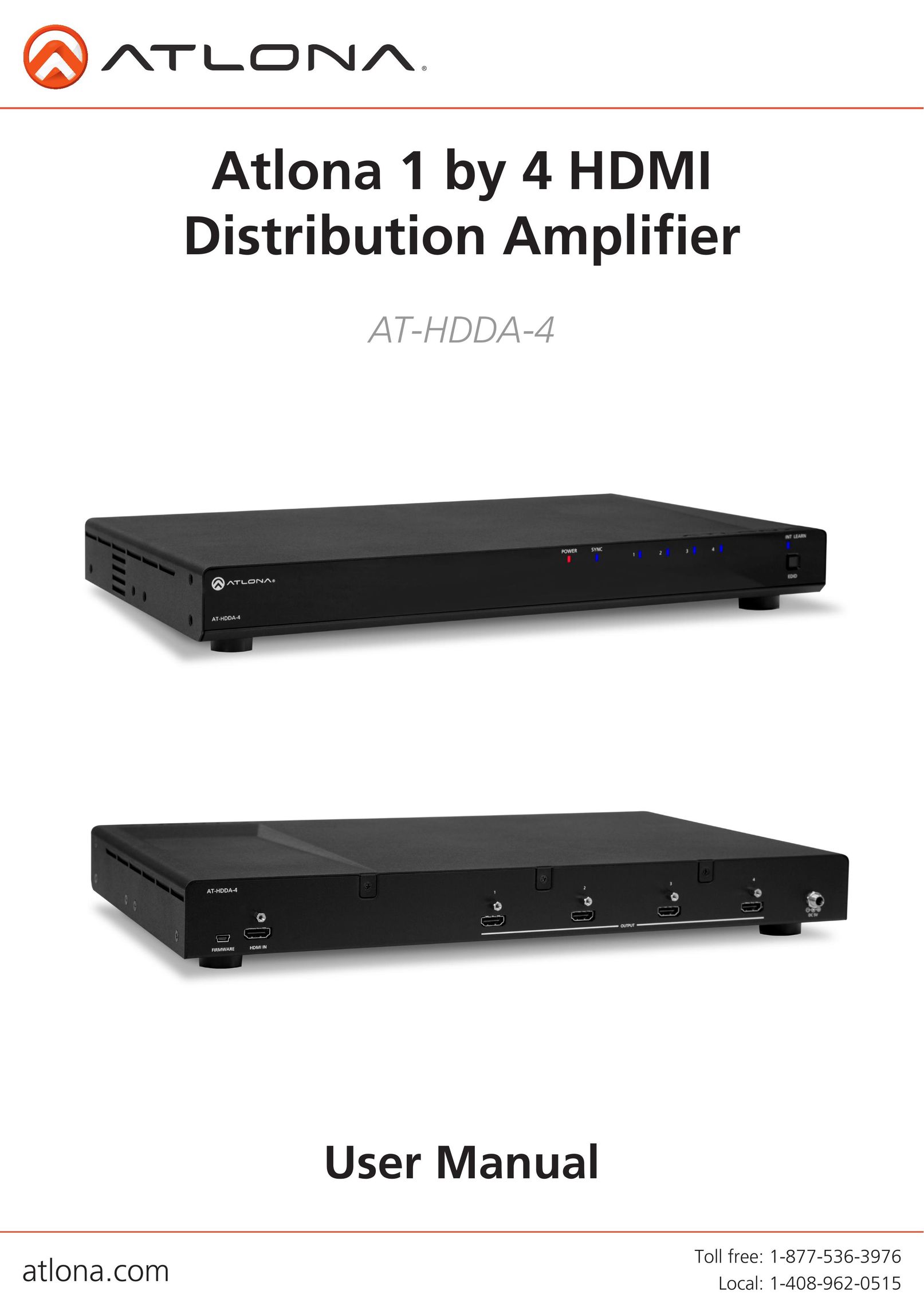 Atlona HDMI Car Amplifier User Manual