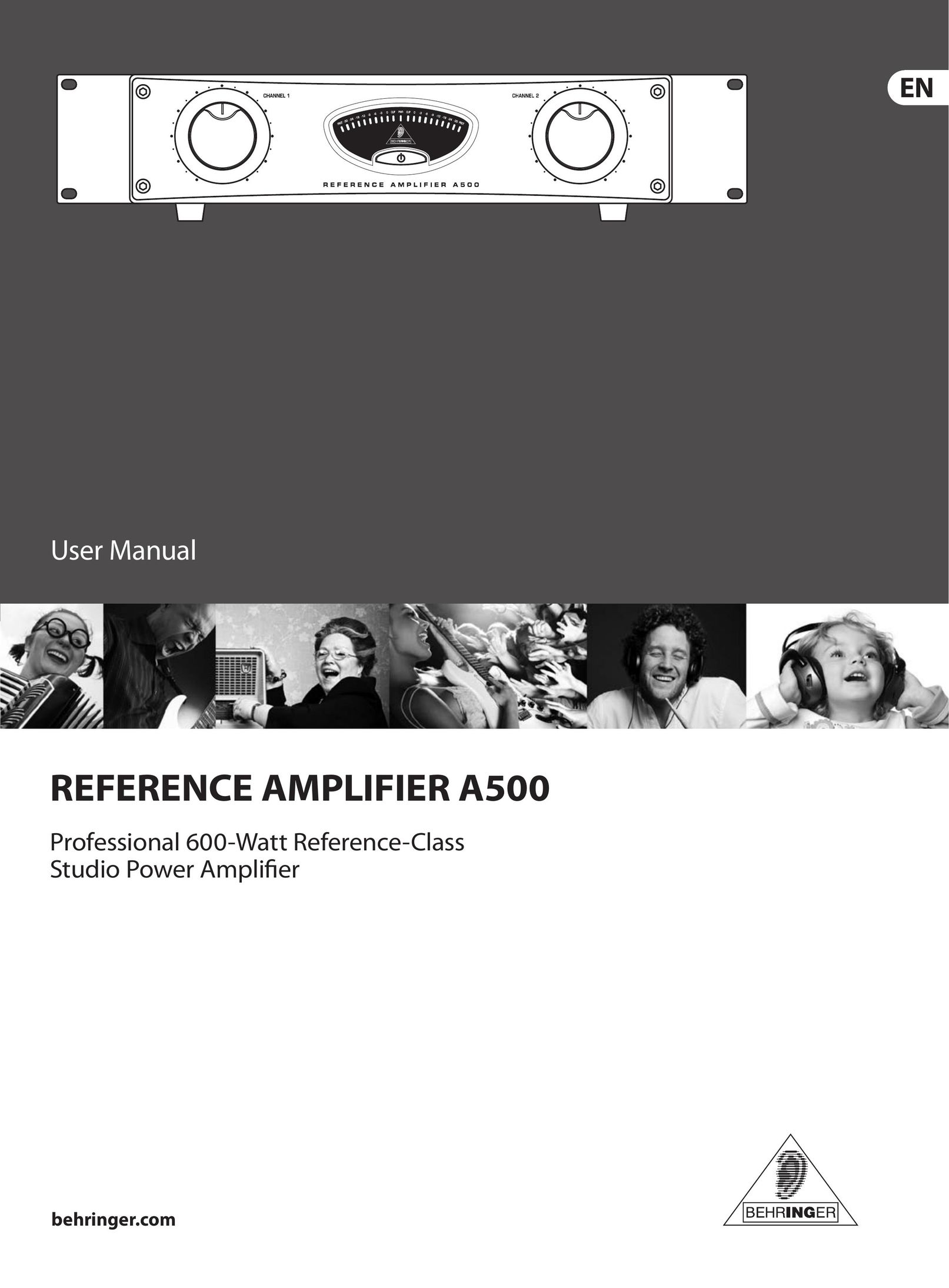 Behringer A500 Car Amplifier User Manual