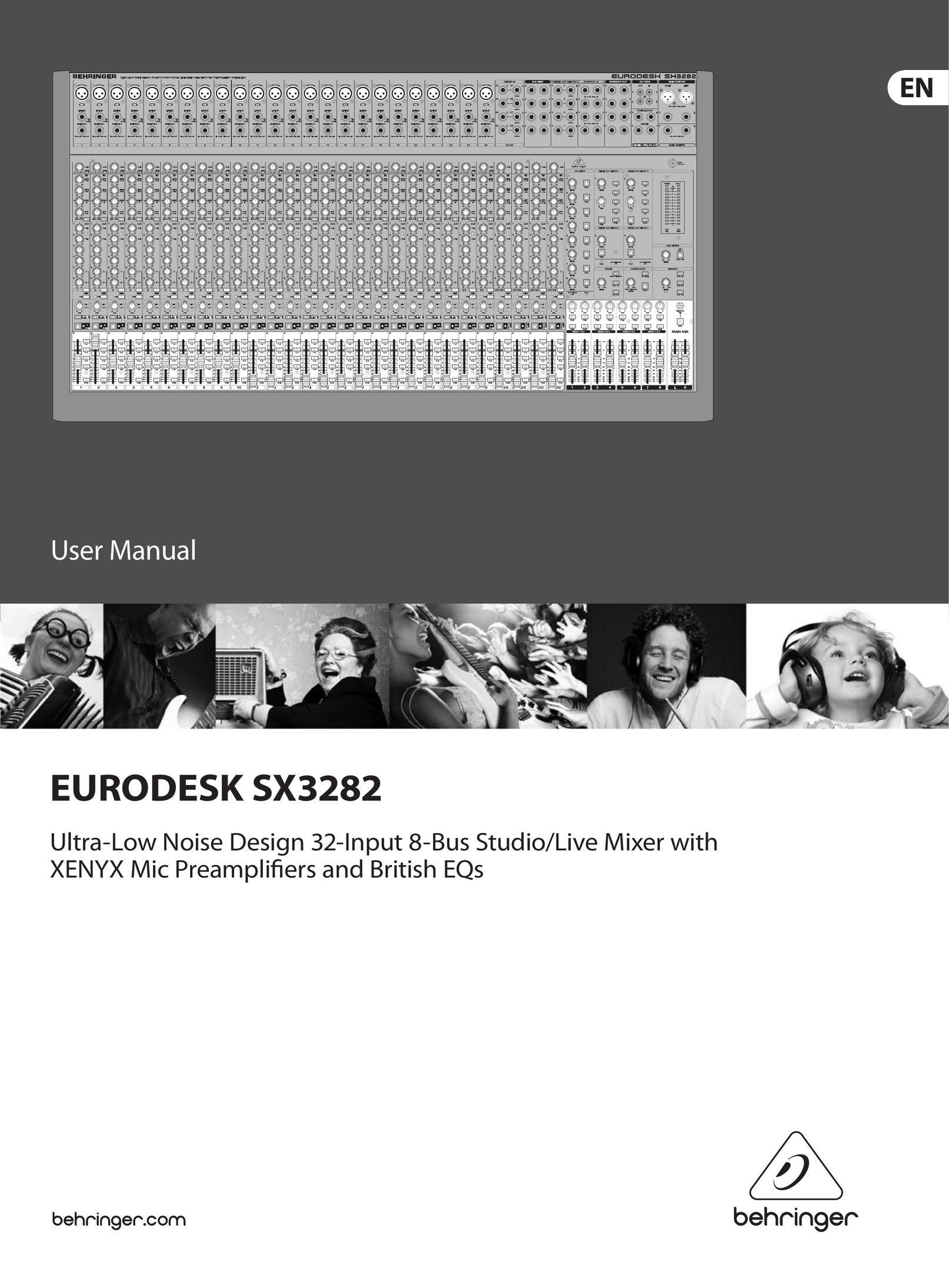 Behringer SX3282 Car Amplifier User Manual