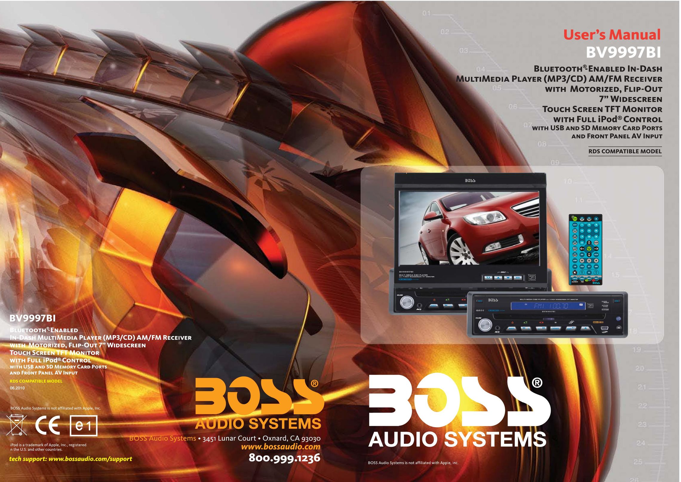 Boss Audio Systems BV9997BI Car Amplifier User Manual