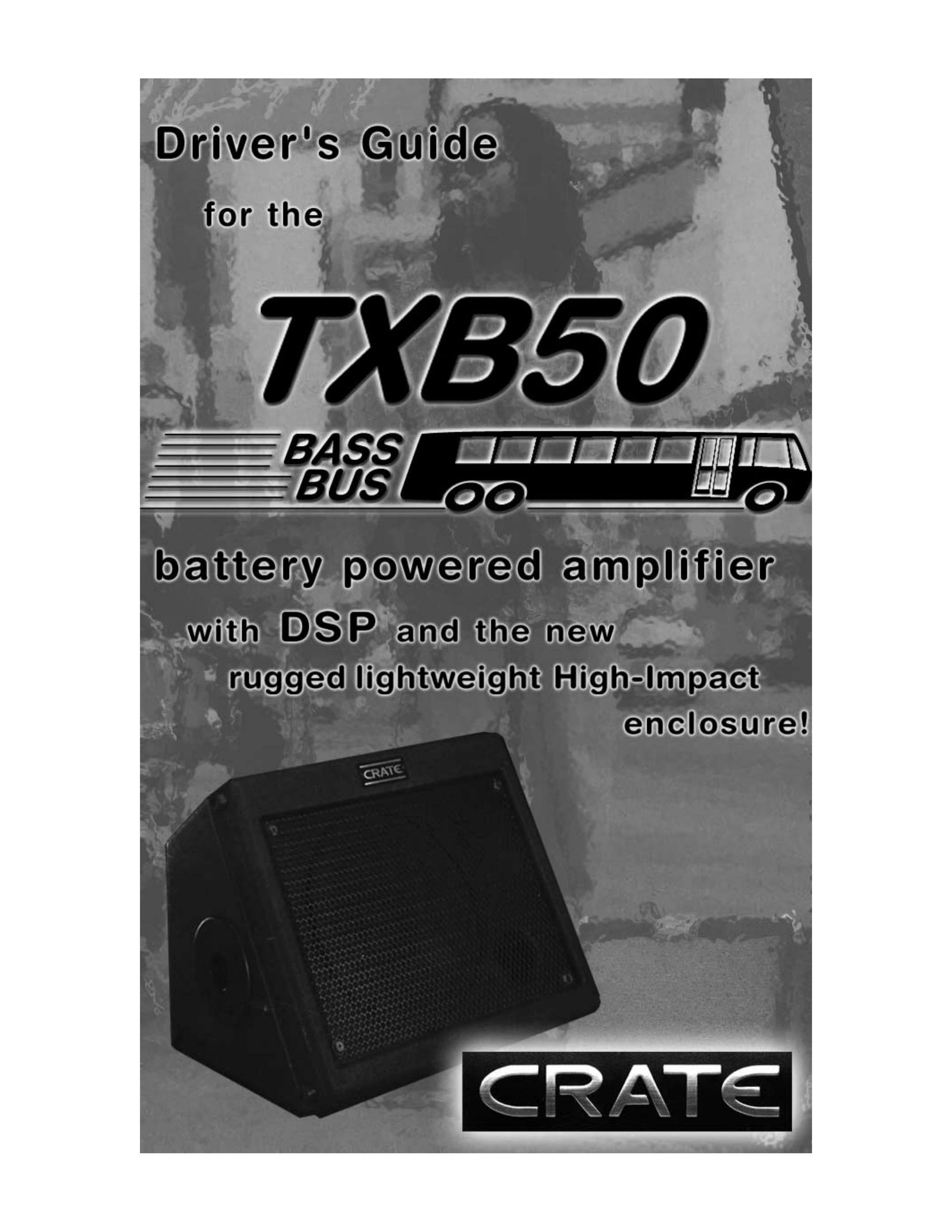 Crate Amplifiers TXB50 Car Amplifier User Manual