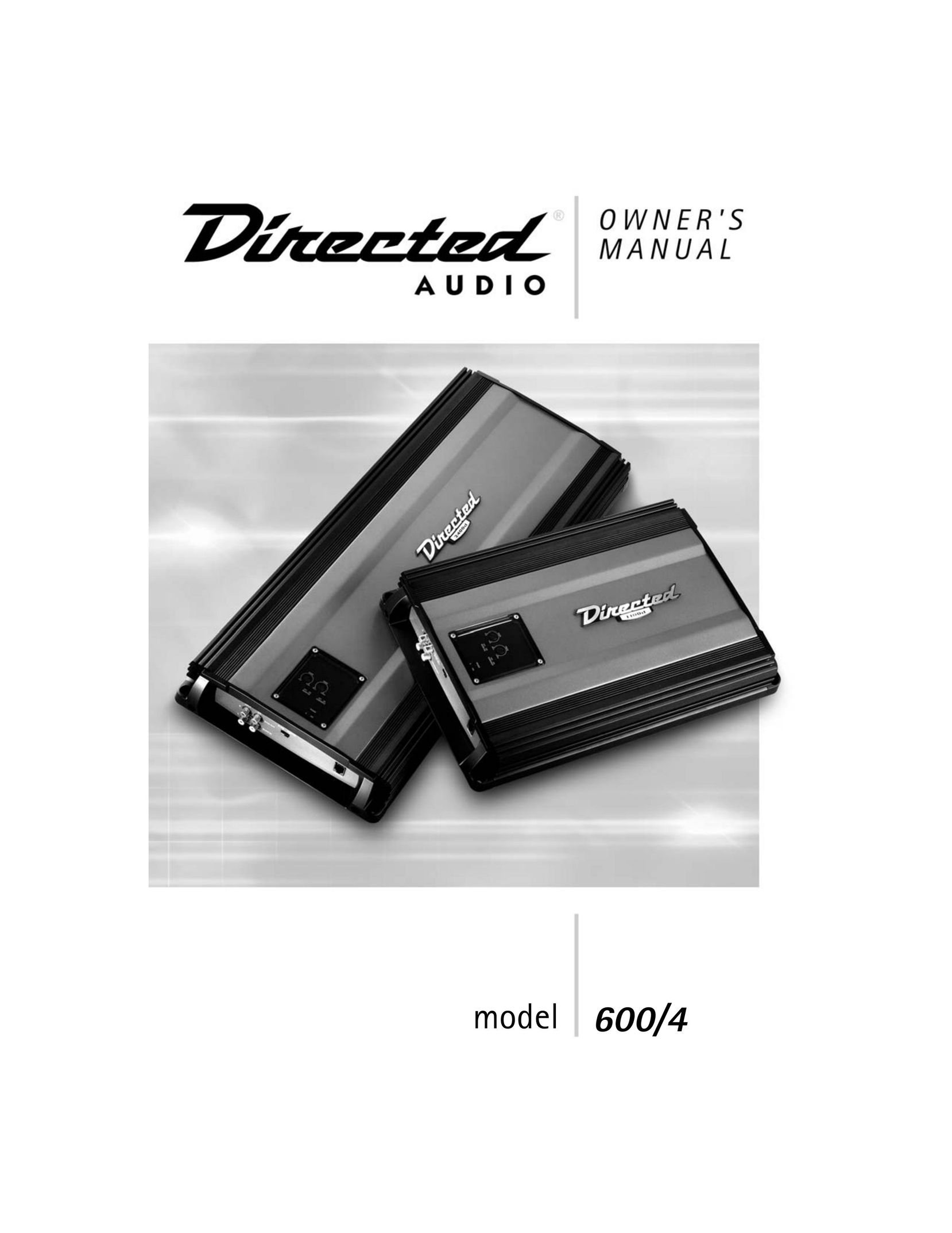 Directed Audio 600/4 Car Amplifier User Manual