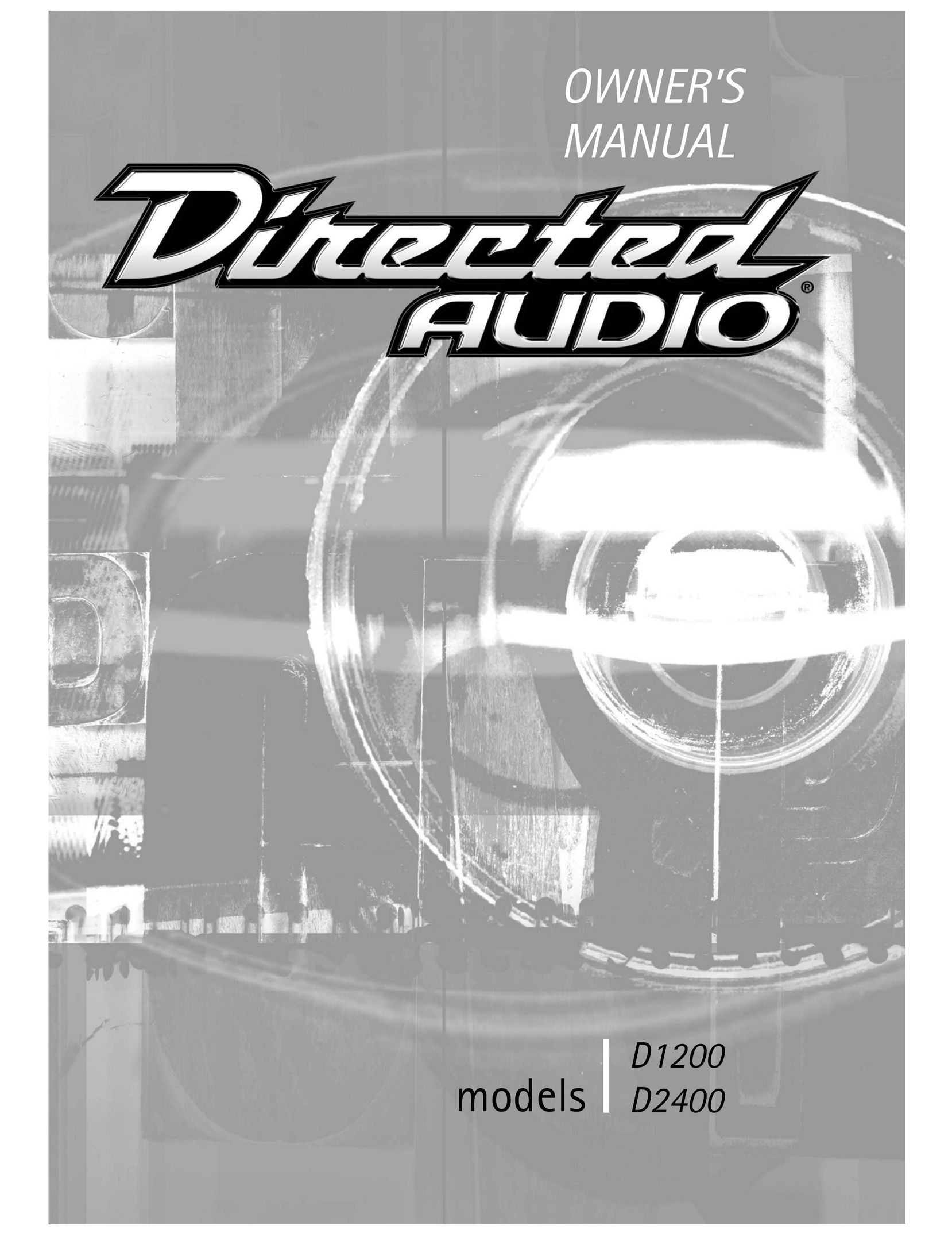 Directed Audio D1200 Car Amplifier User Manual